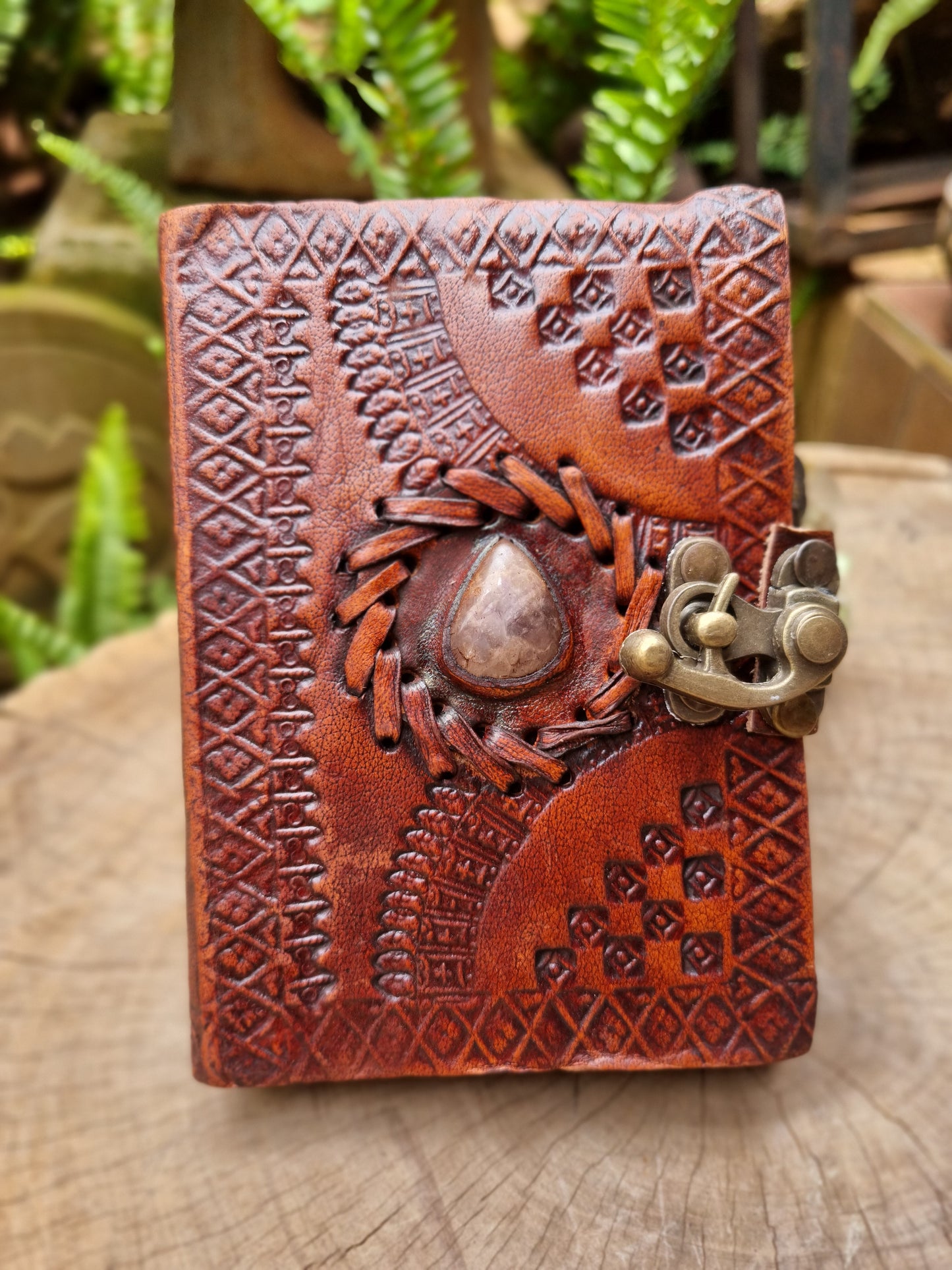Amethyst Leather Journal (13CM X 10CM)