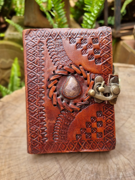 Amethyst Leather Journal (13CM X 10CM)