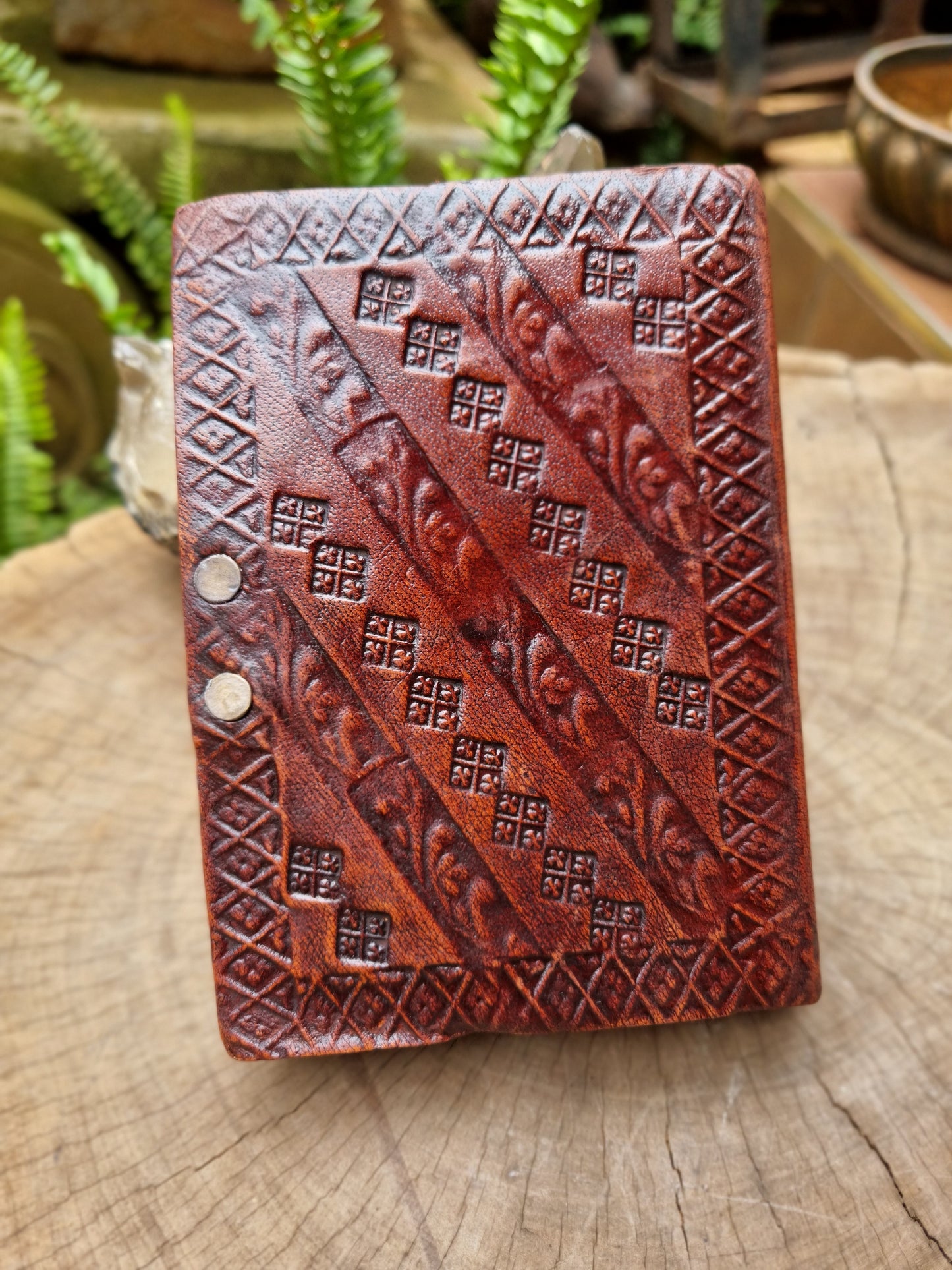 Amethyst Leather Journal (13CM X 10CM)