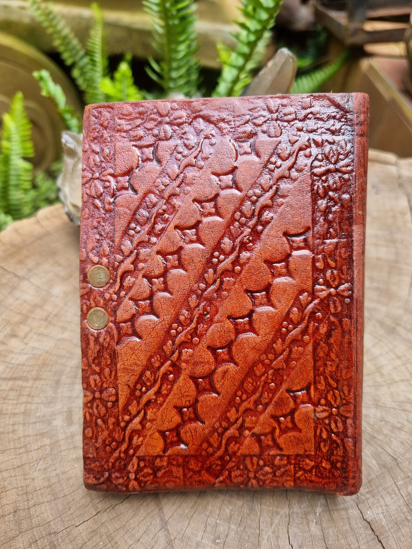 Tiger's Eye Leather Journal (13CM X 10CM)