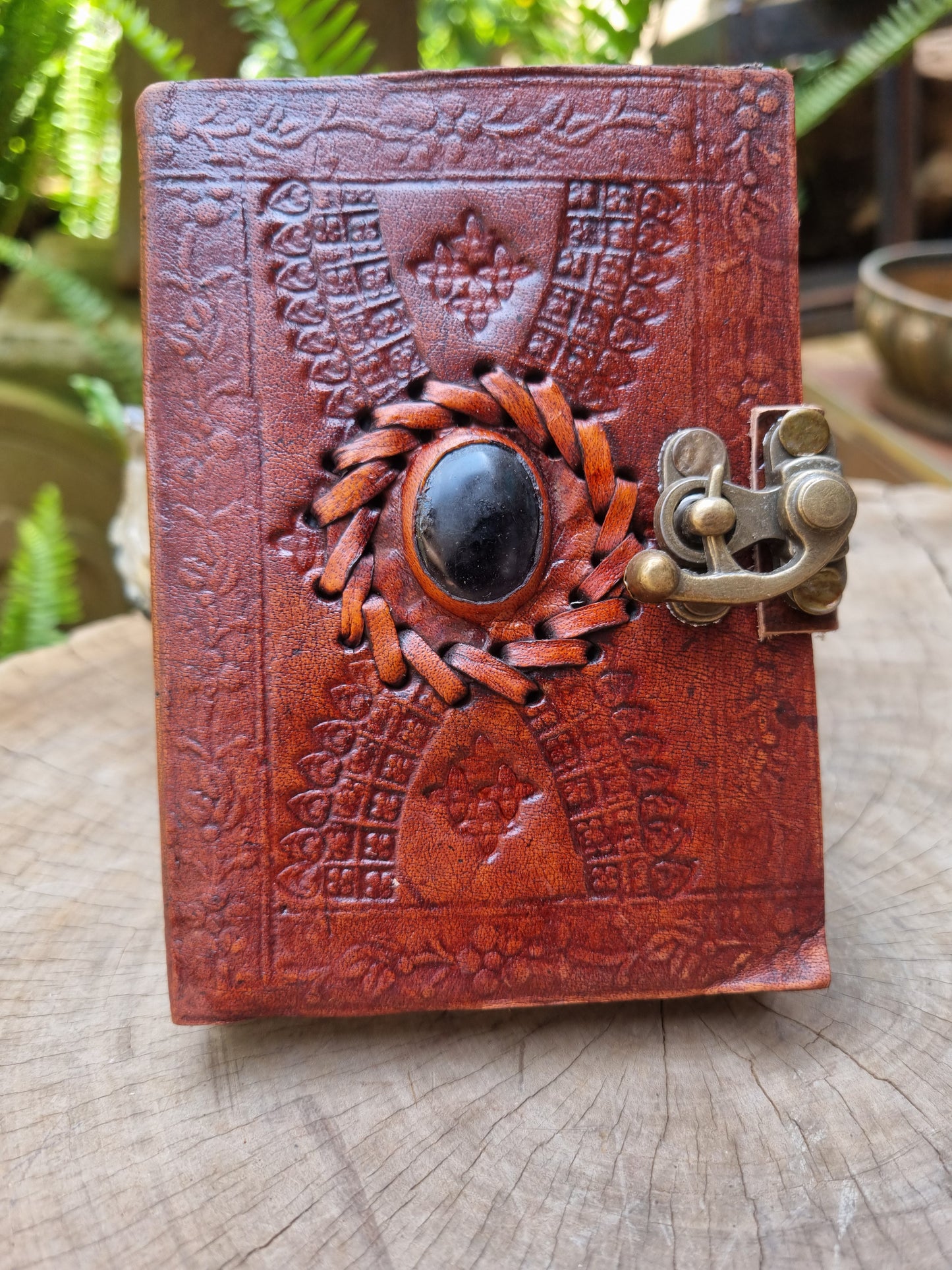 Shungite Leather Journal (13CM X 10CM)