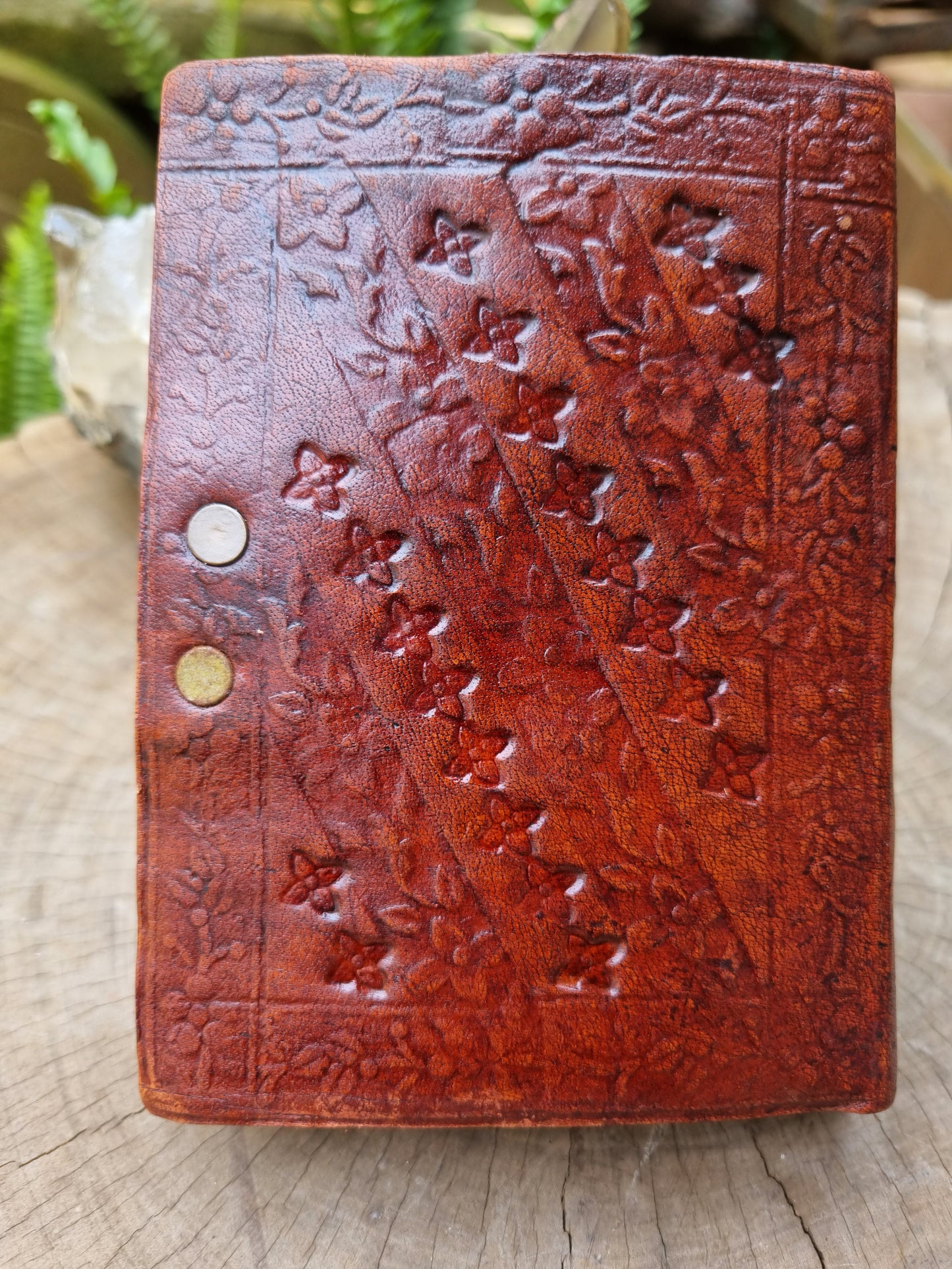 Shungite Leather Journal (13CM X 10CM)