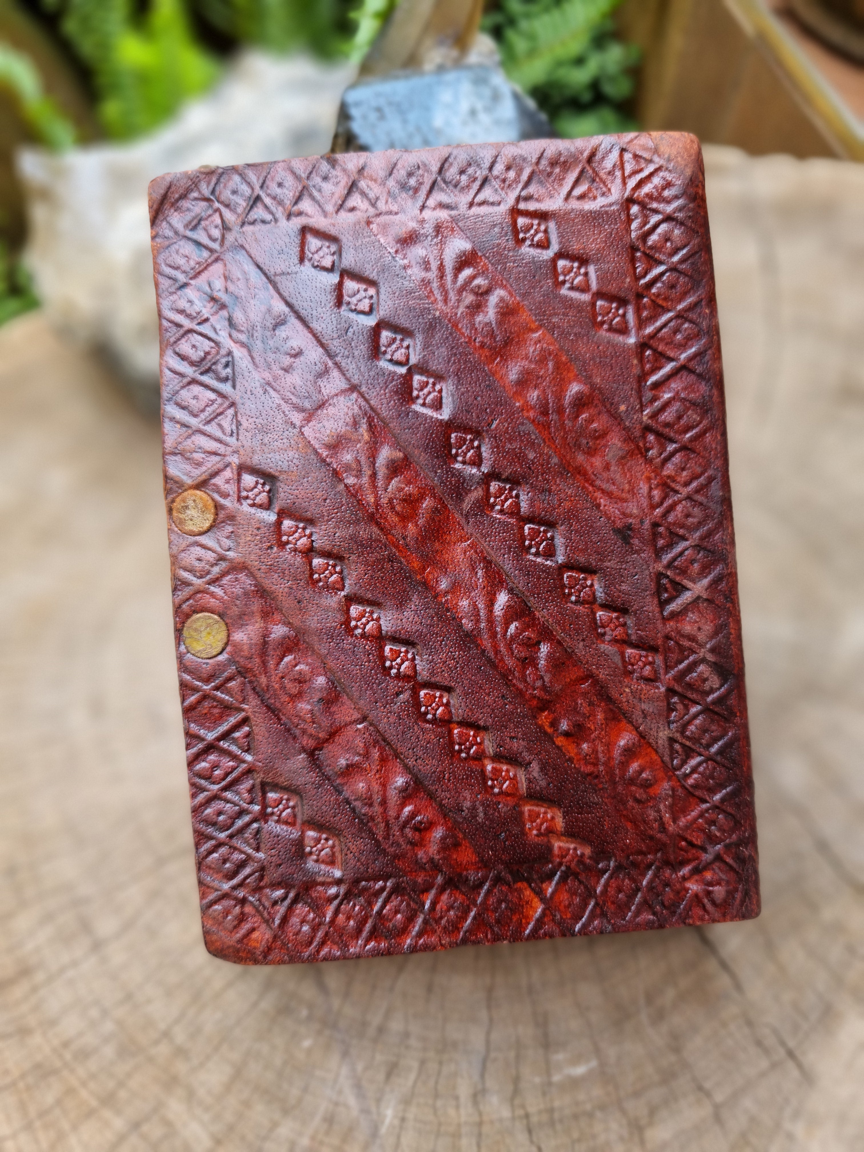 Tiger's Eye Leather Journal (13CM X 10CM)