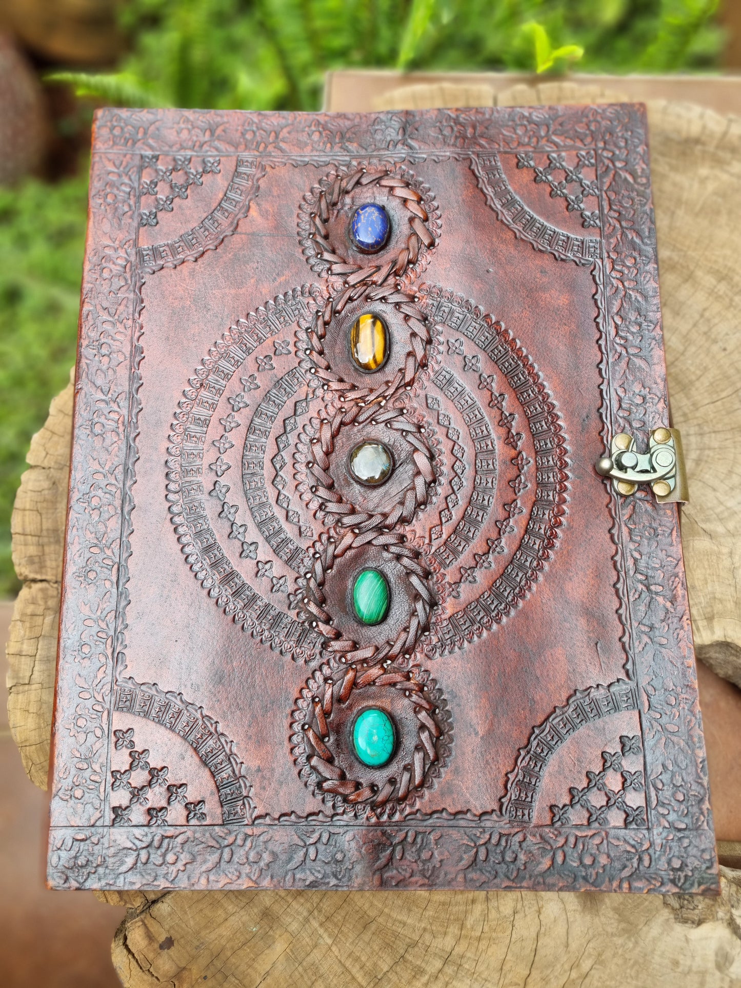 XL Crystal Leather Journal (33CM X 26CM)