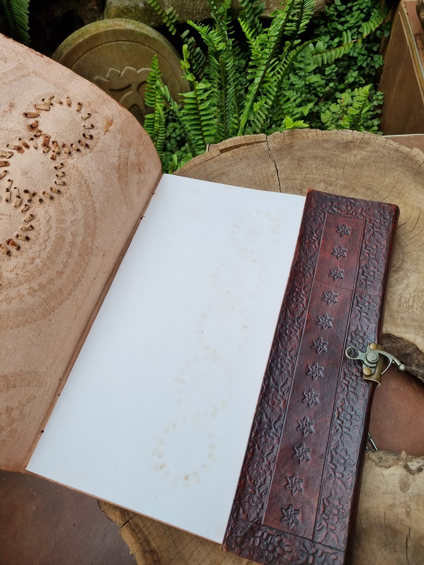 XL Crystal Leather Journal (33CM X 26CM)