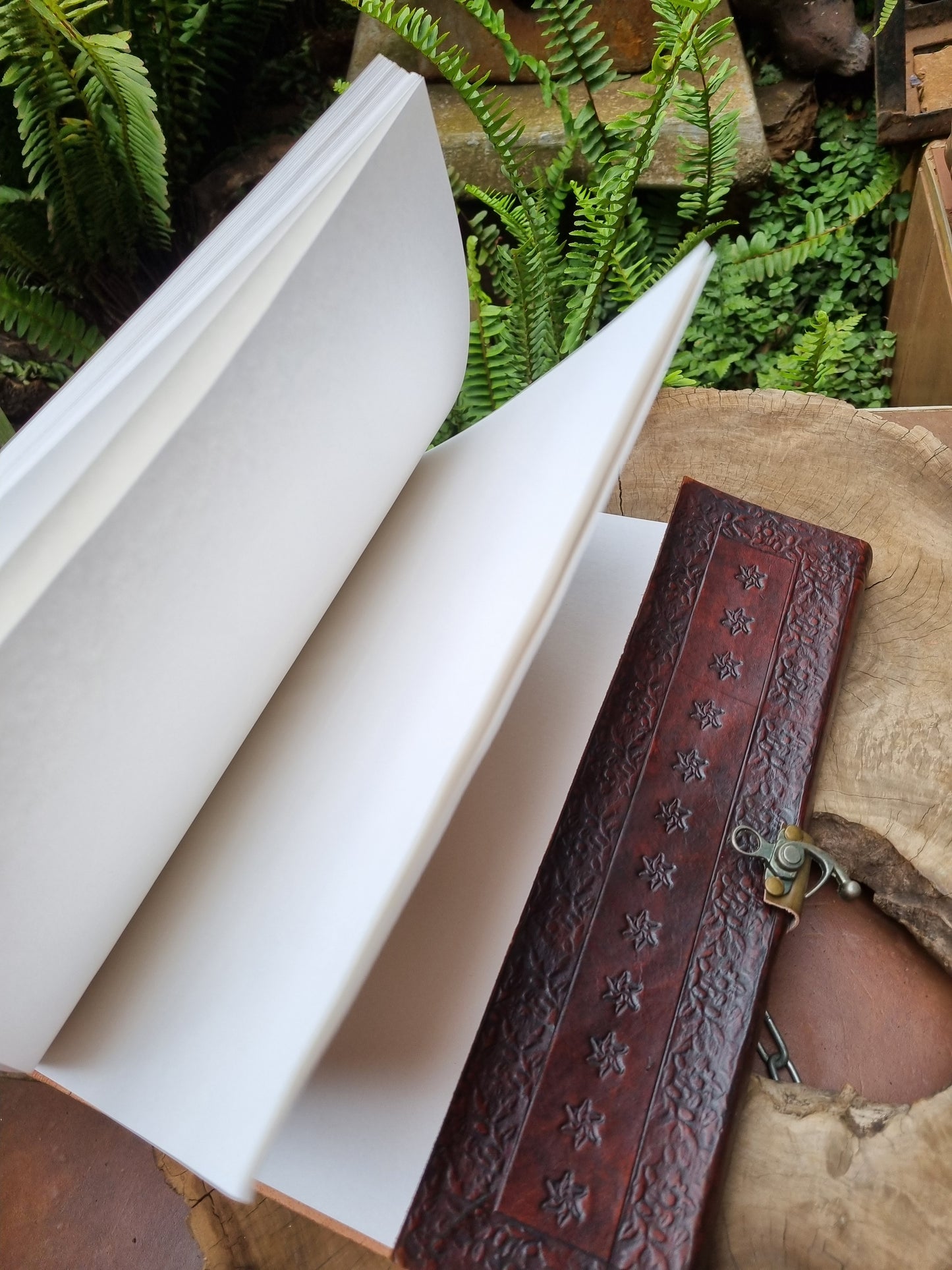 XL Crystal Leather Journal (33CM X 26CM)