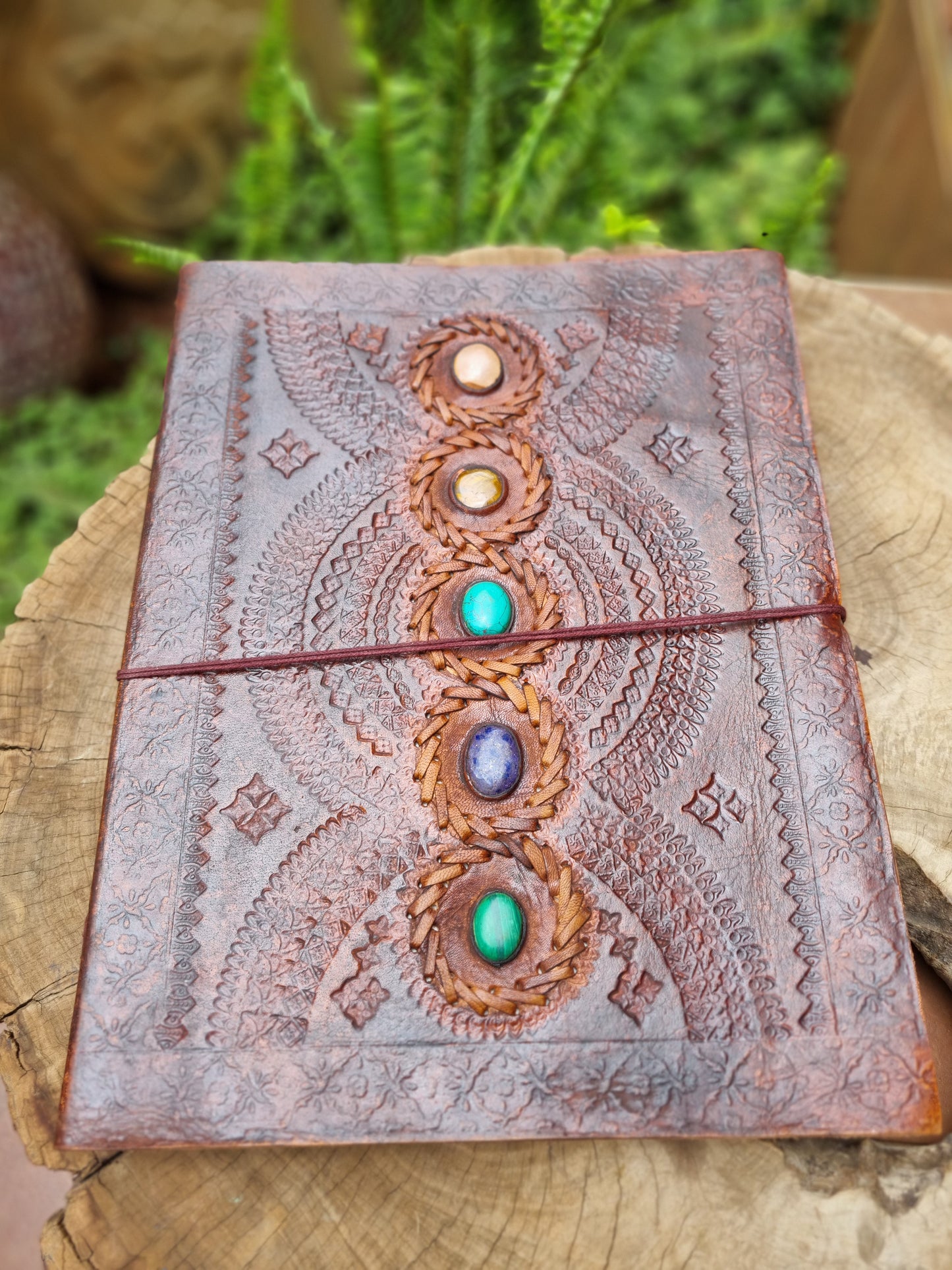 XL Crystal Leather Journal (33CM X 26CM)