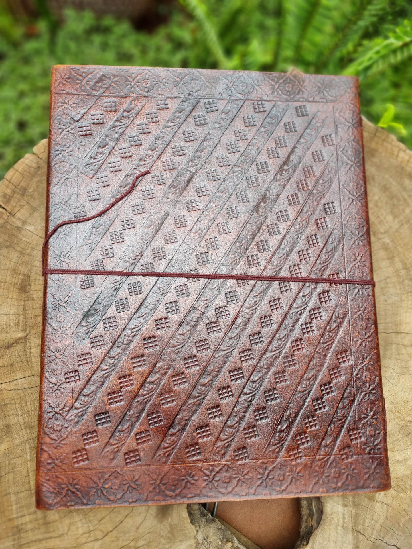 XL Crystal Leather Journal (33CM X 26CM)