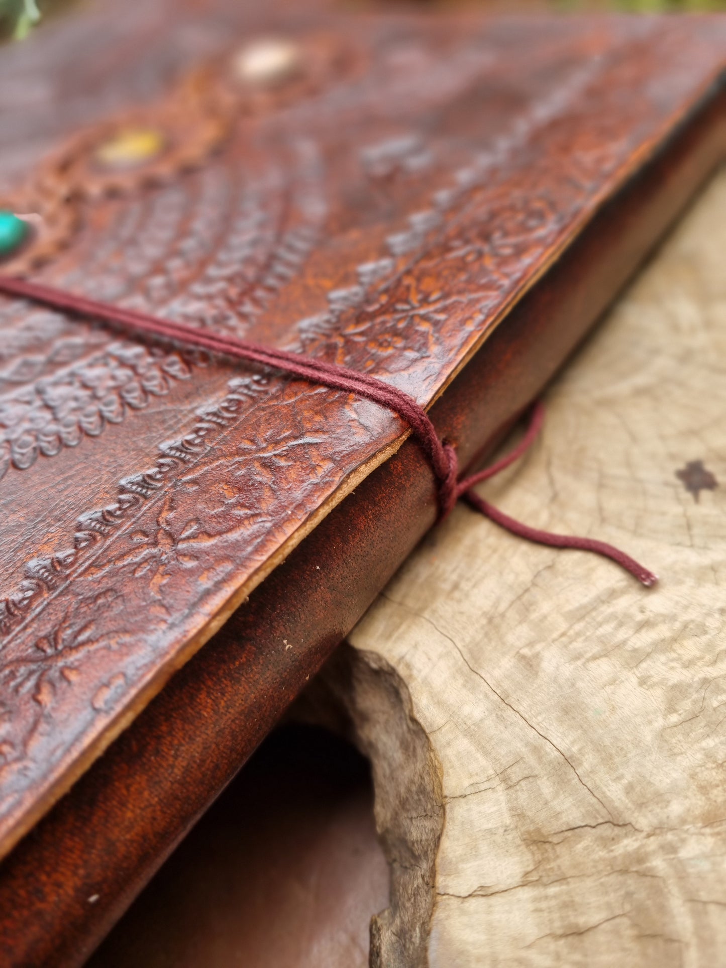 XL Crystal Leather Journal (33CM X 26CM)