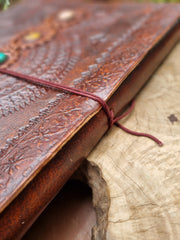 XL Crystal Leather Journal (33CM X 26CM)