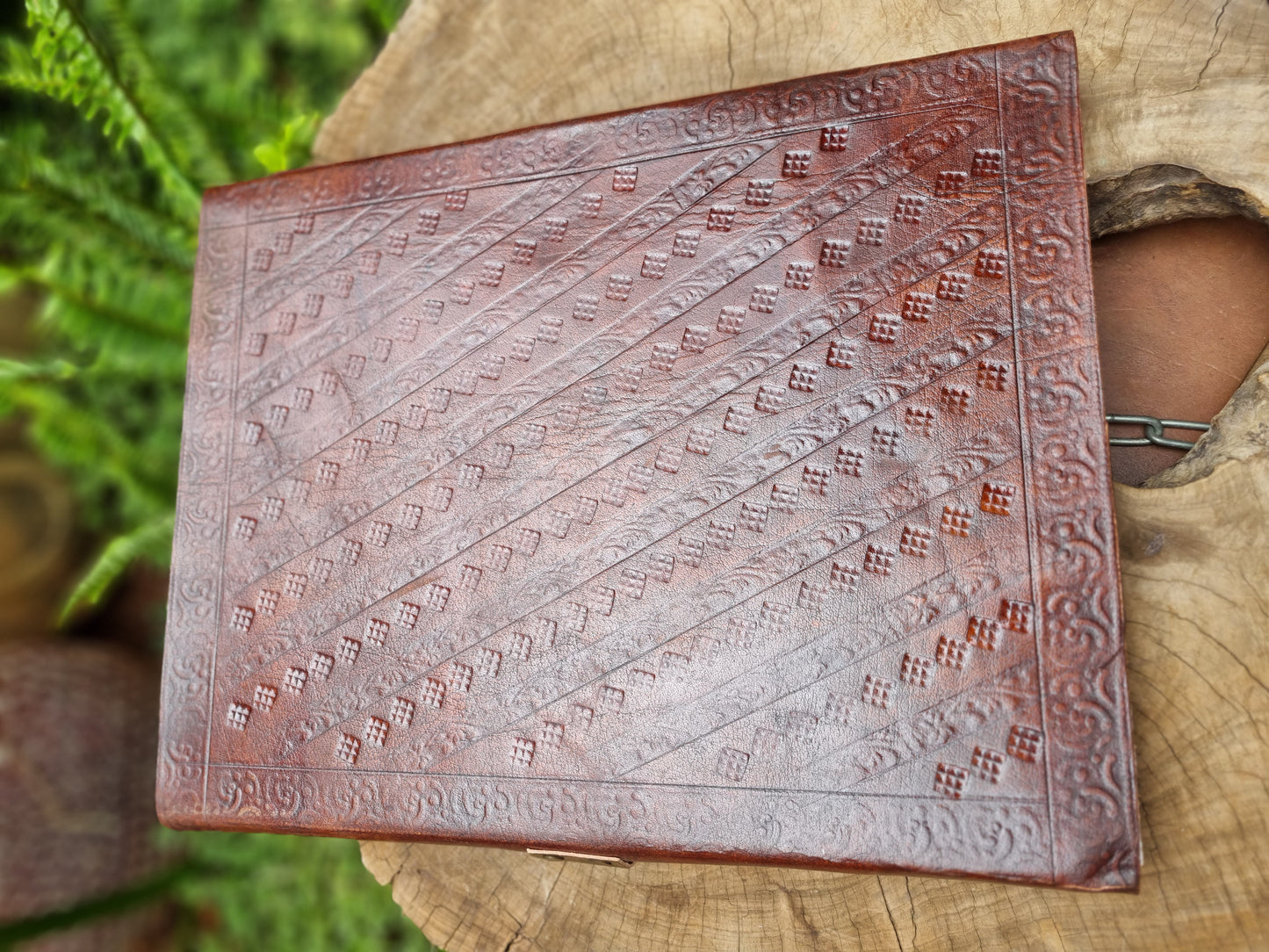 XL Crystal Leather Journal (33CM X 26CM)