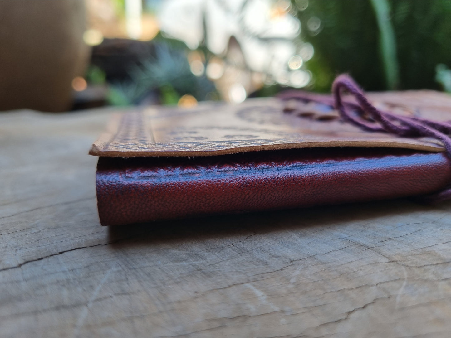 Tiger's Eye Leather Journal (18CM X 13CM)