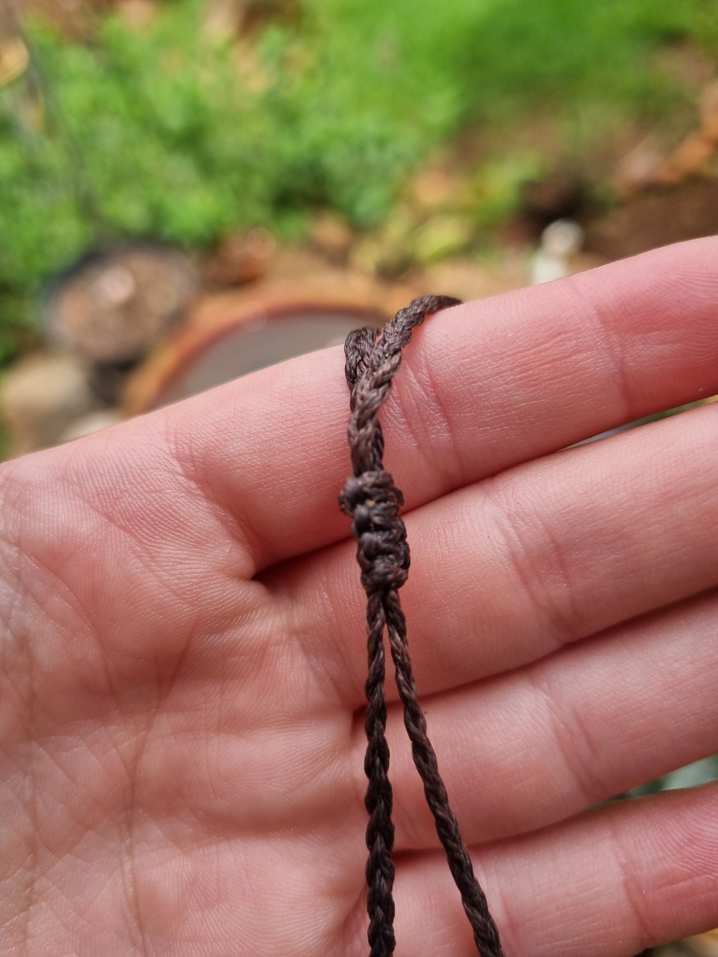Star Flower Macrame Necklace
