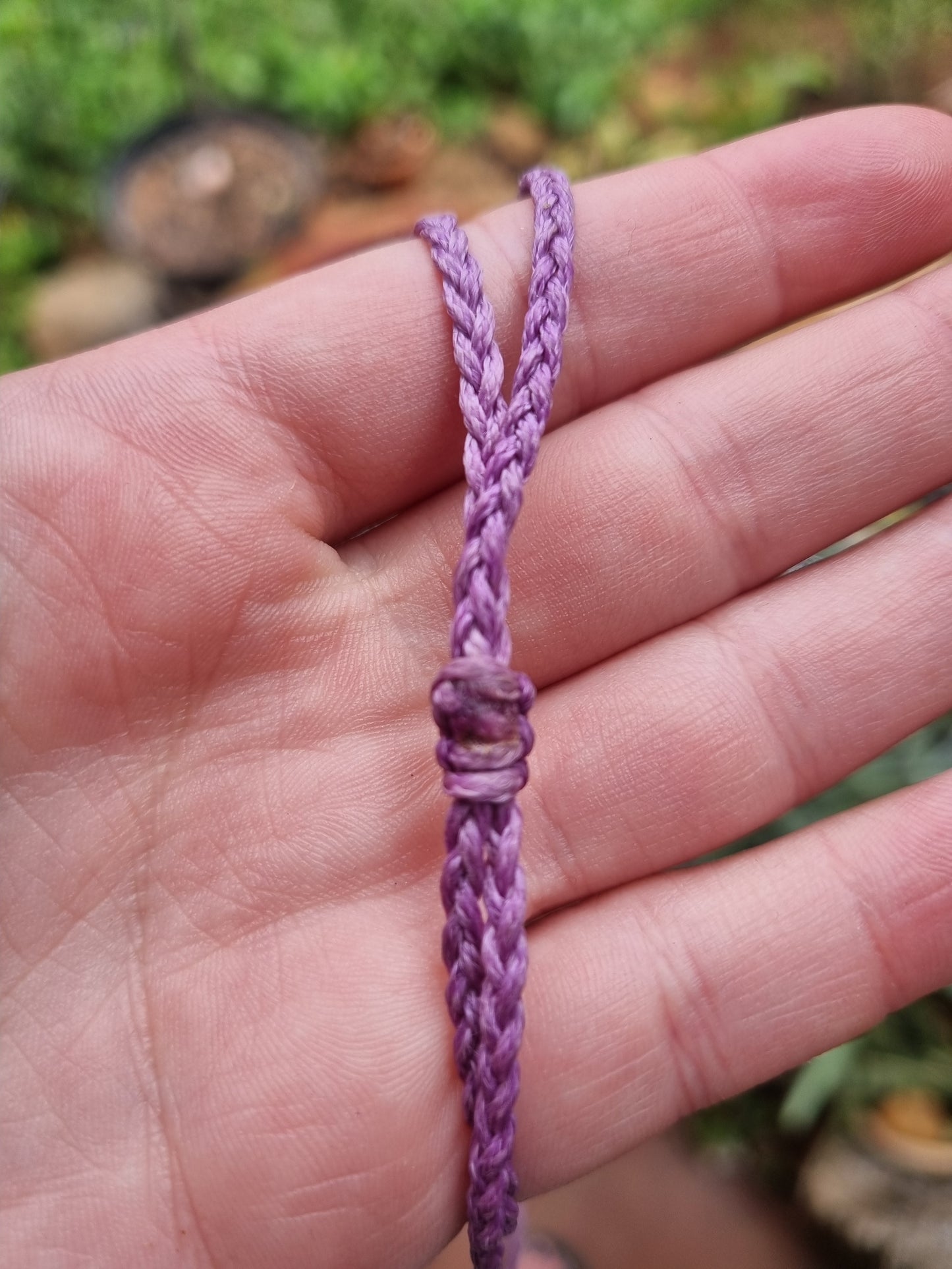 Lotus Macrame Necklace