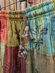 Cotton Patchwork Shorts