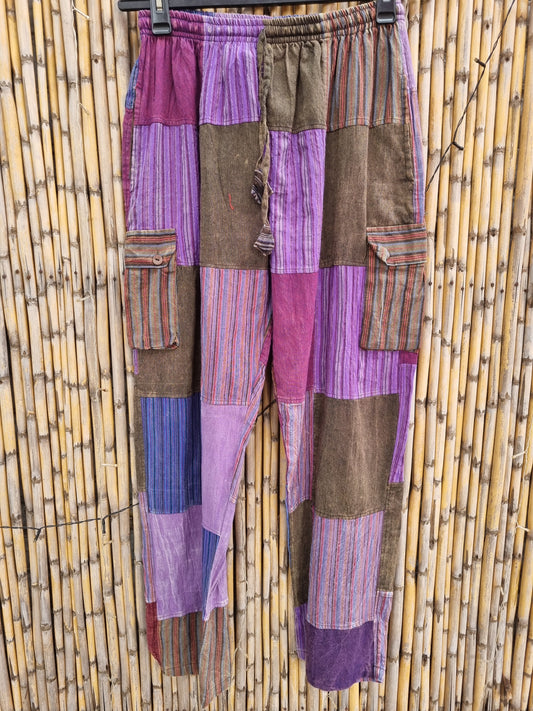 Baiana Cotton Patchwork Pants (XXXL)