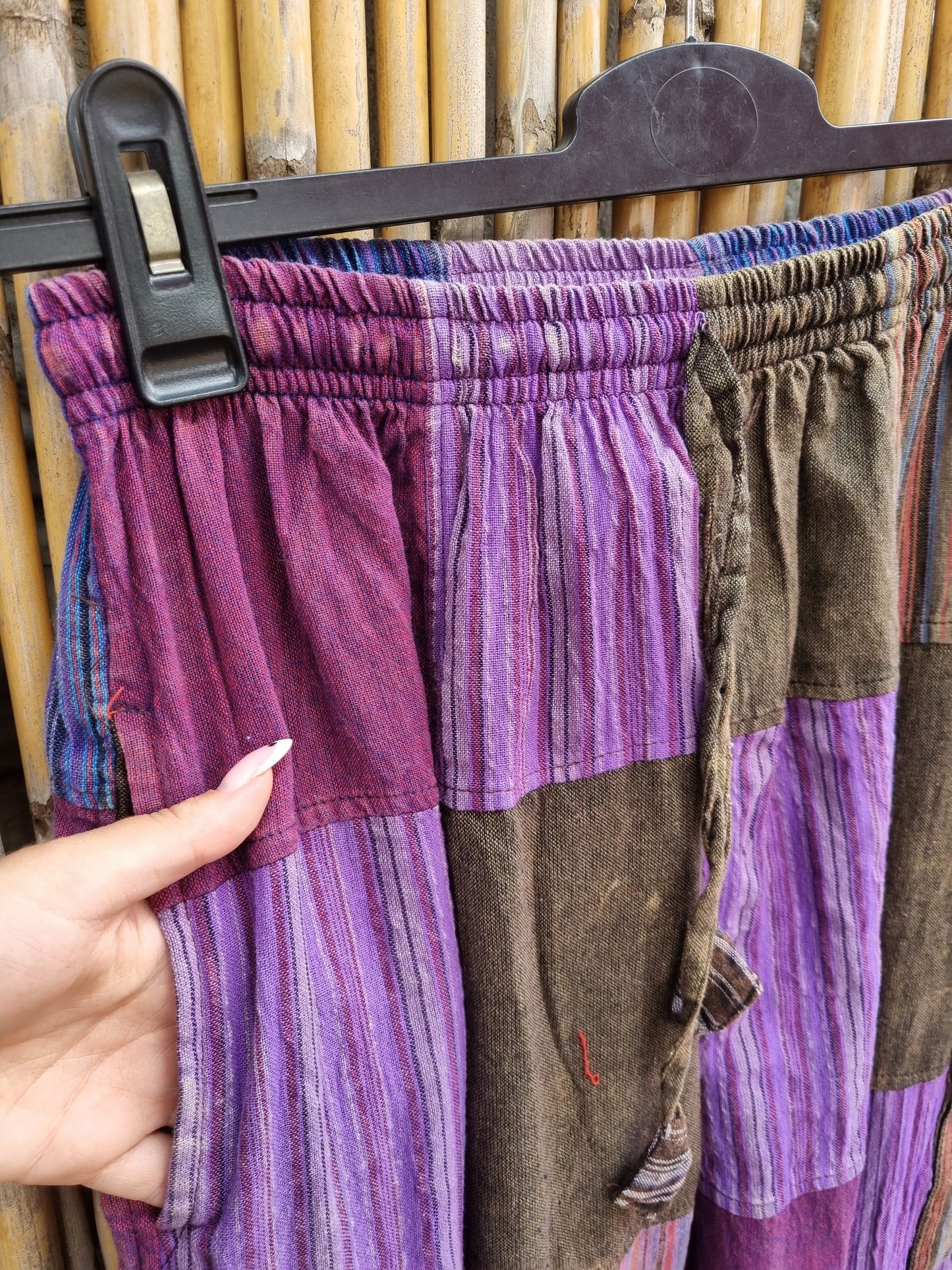 Baiana Cotton Patchwork Pants (XXXL)