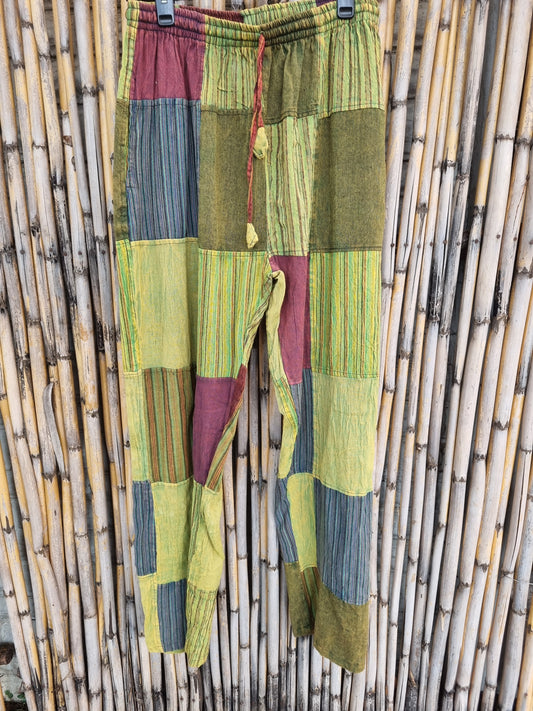 Willow Cotton Patchwork Pants (XXXL)