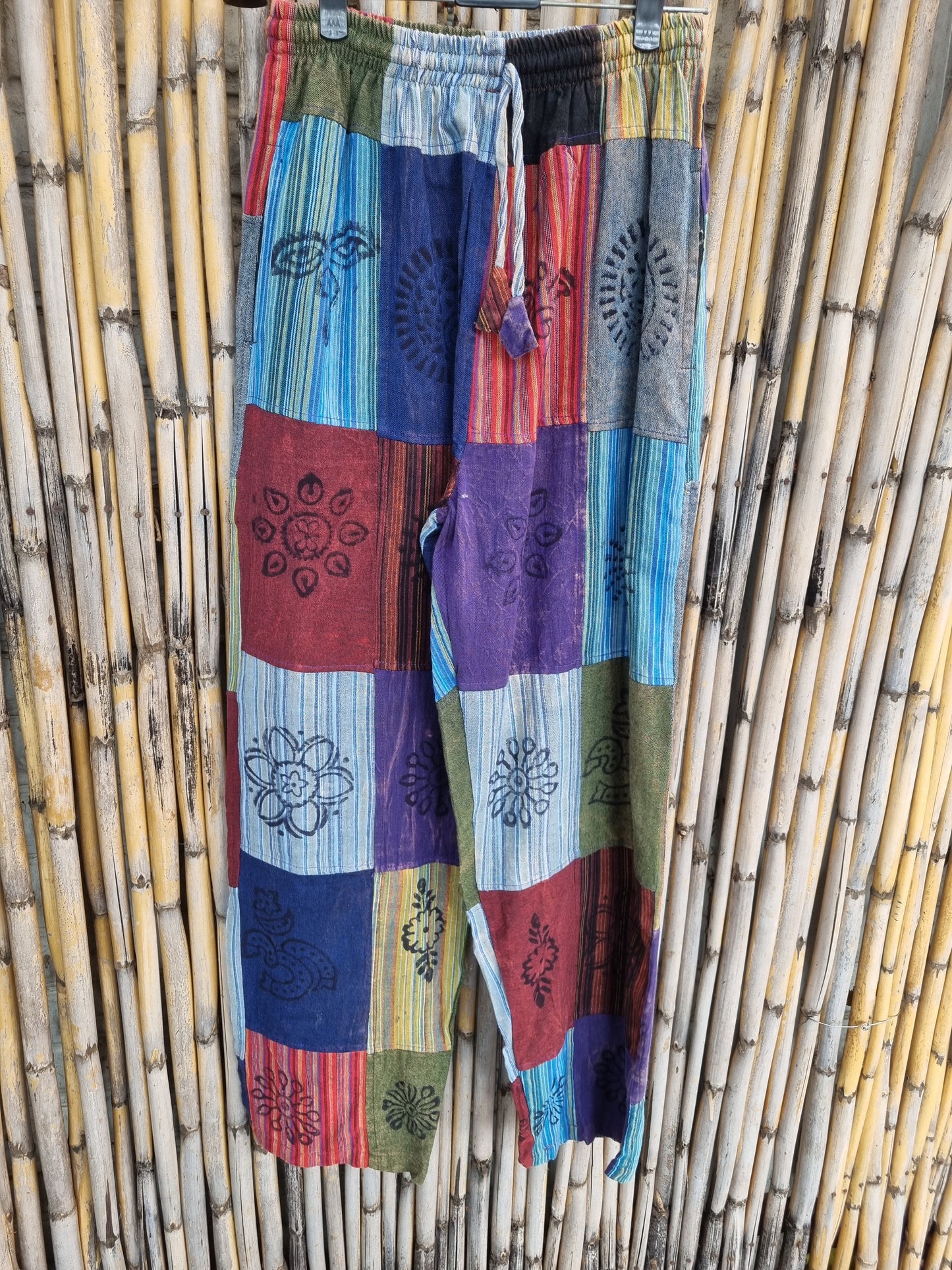 Cotton Dream Patchwork Pants (L)