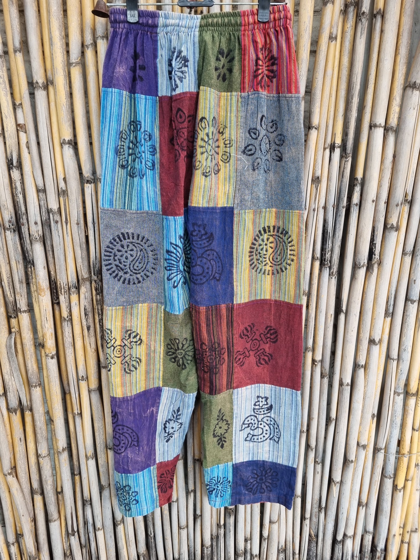 Cotton Dream Patchwork Pants (L)