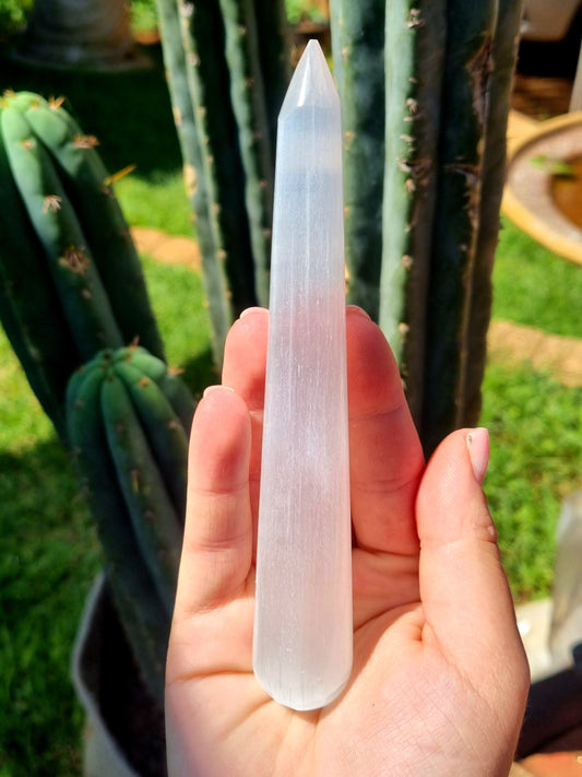 Selenite Wand