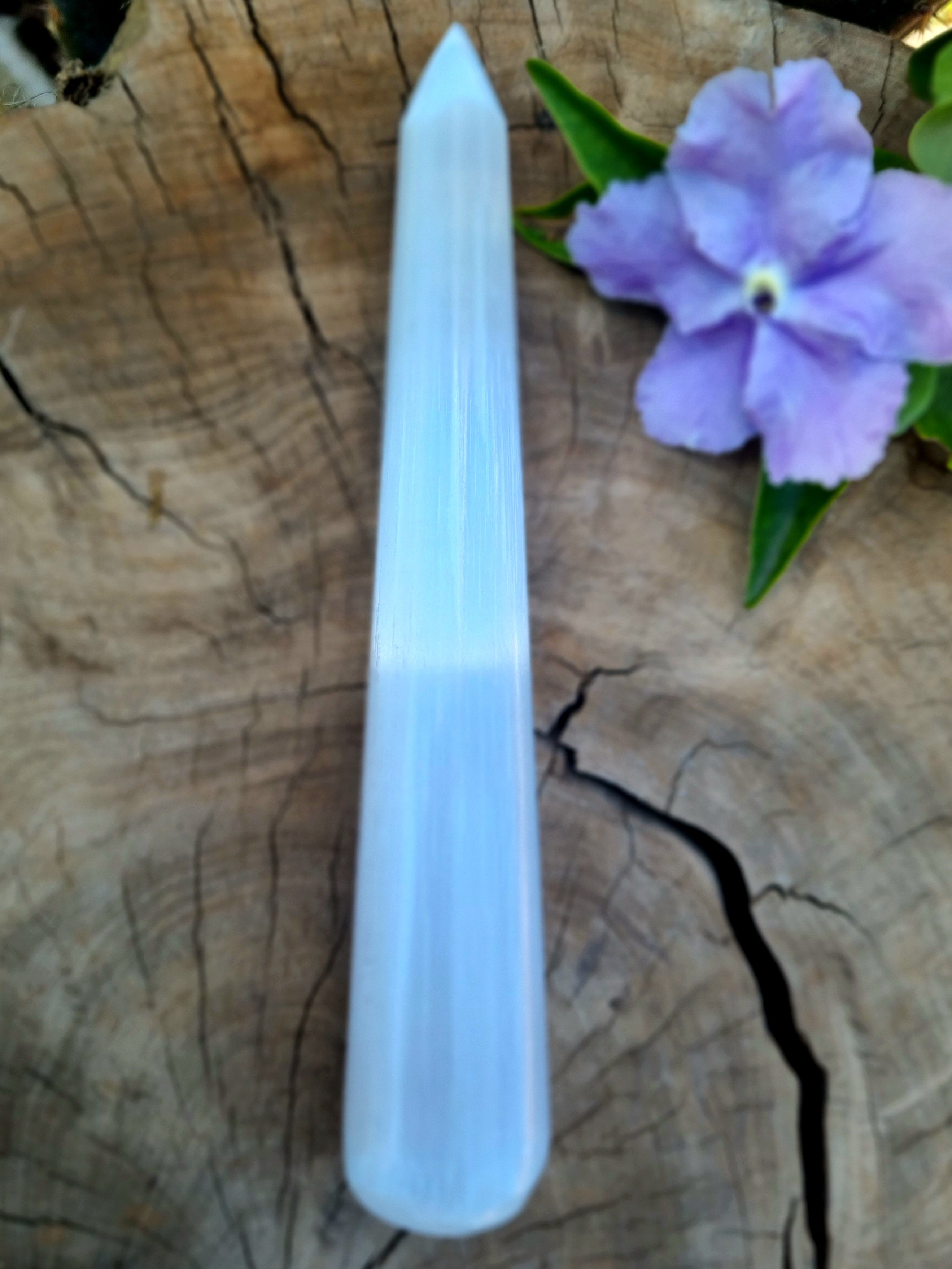 Selenite Wand