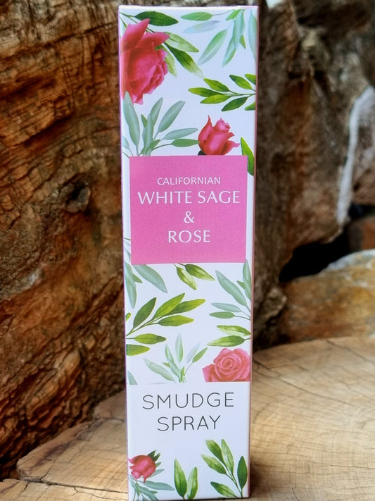 White Sage & Rose Smudge Spray