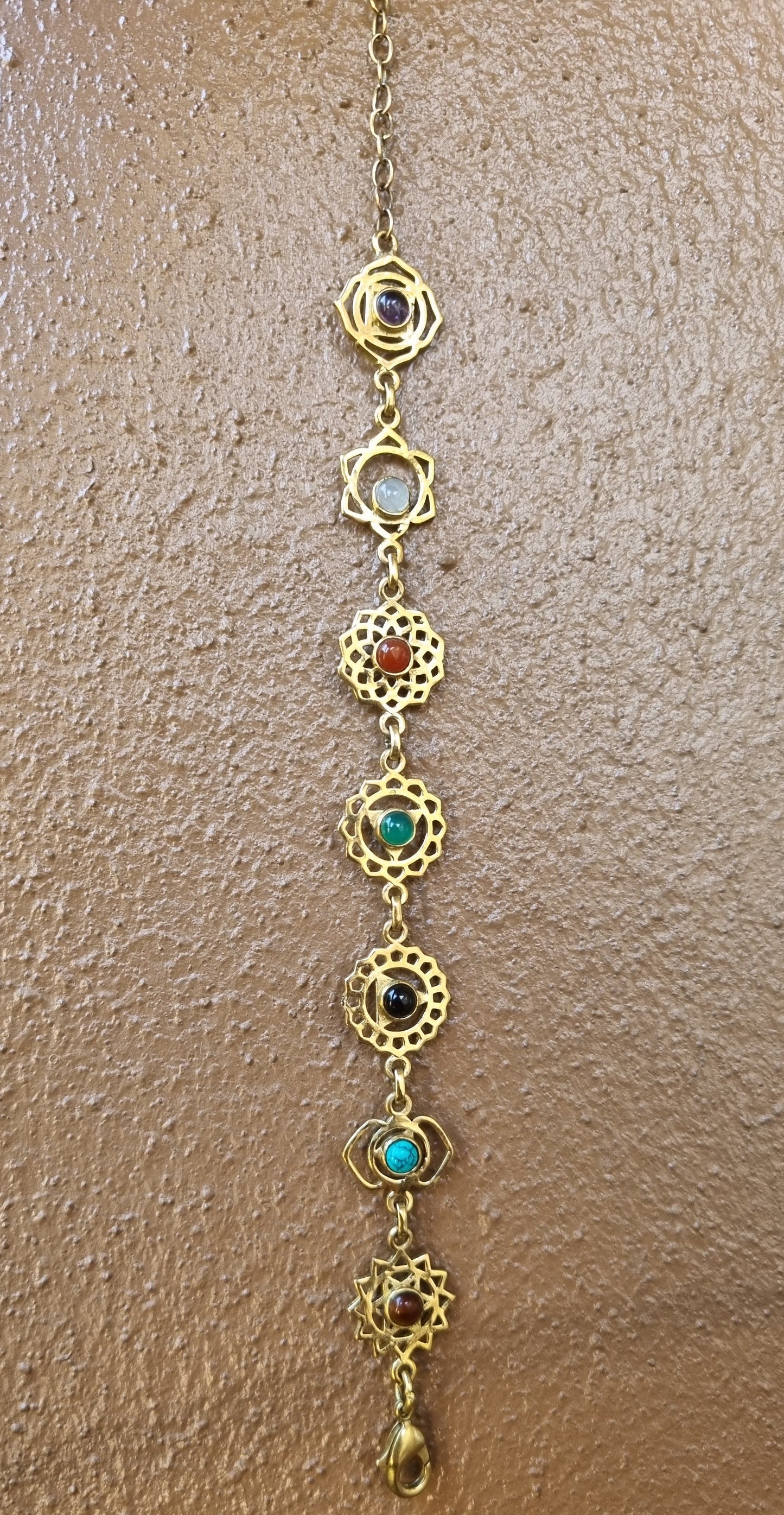 Brass Chakra Bracelet