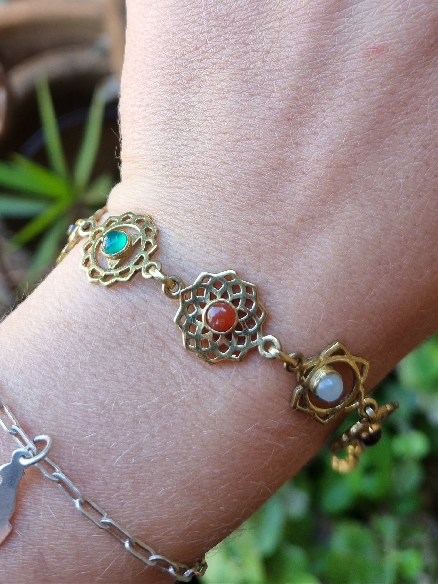 Brass Chakra Bracelet