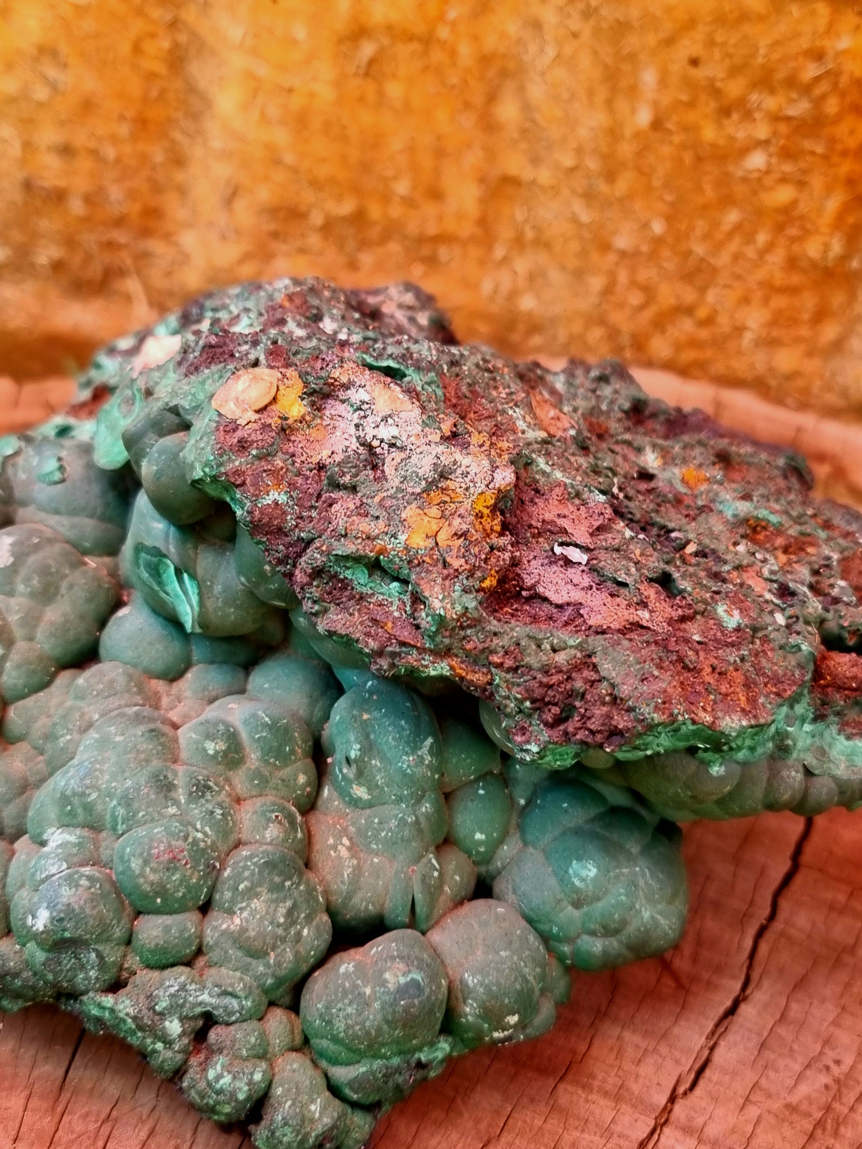 Raw Botryoidal Malachite