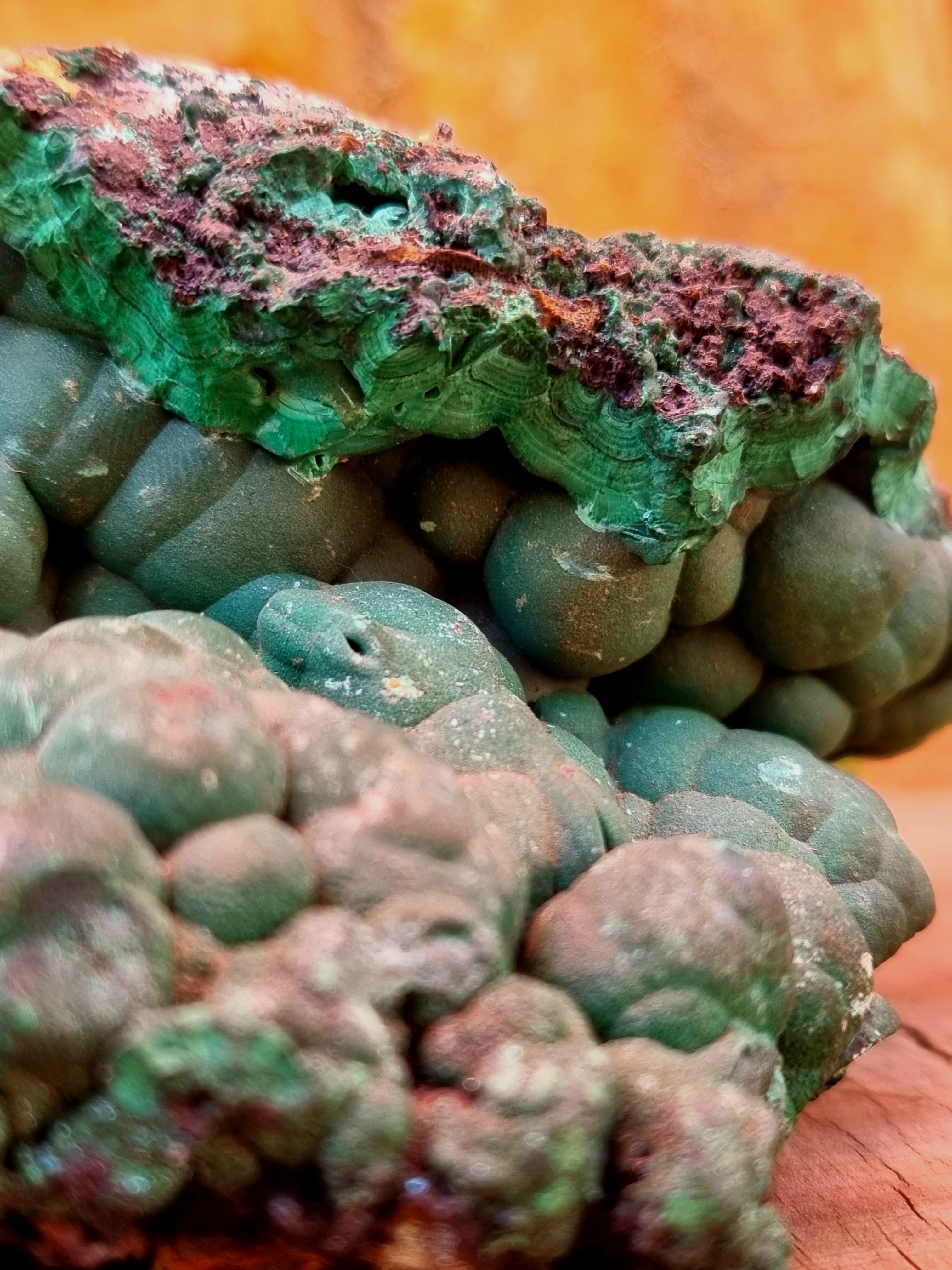 Raw Botryoidal Malachite