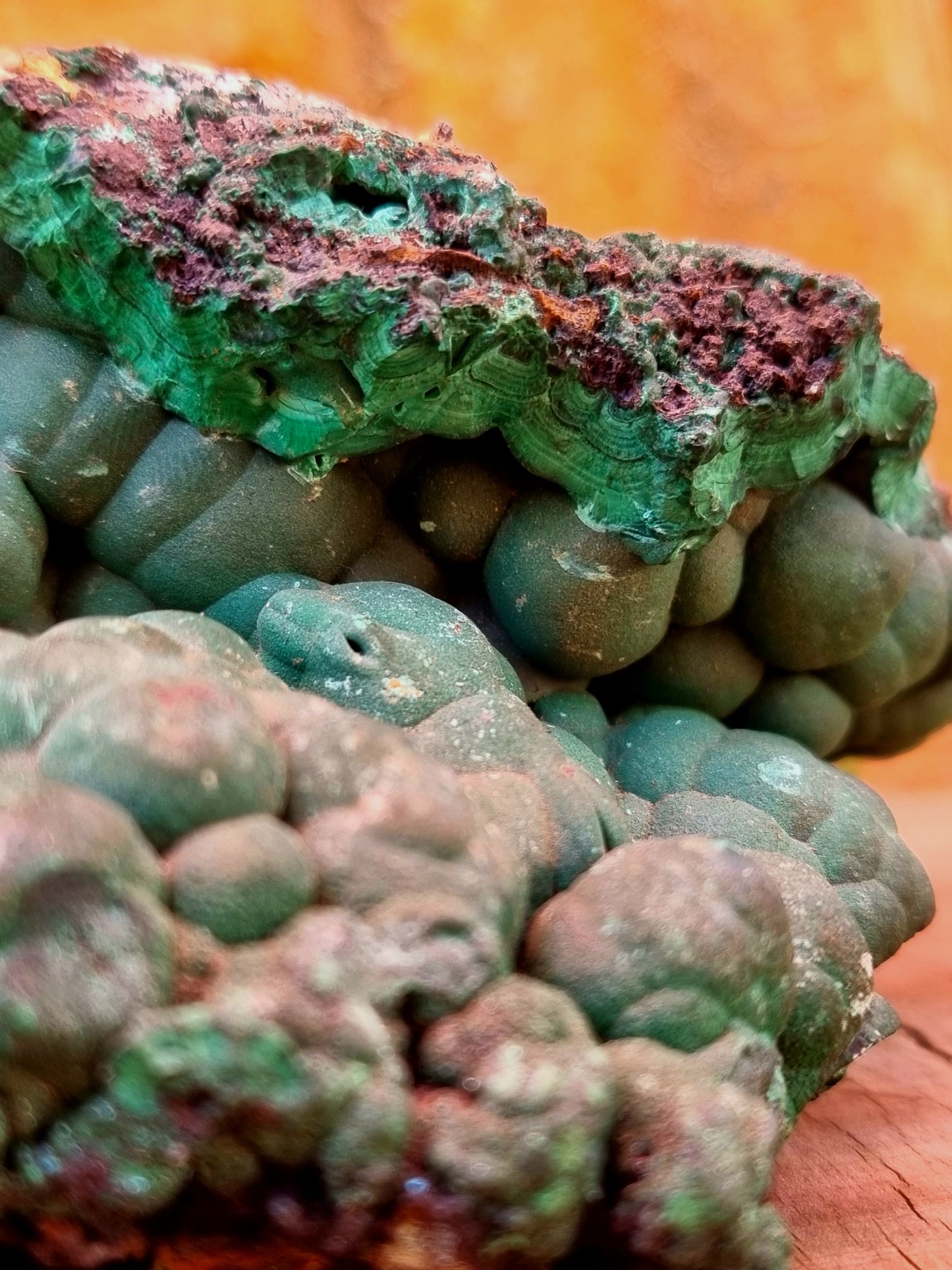 Raw Botryoidal Malachite
