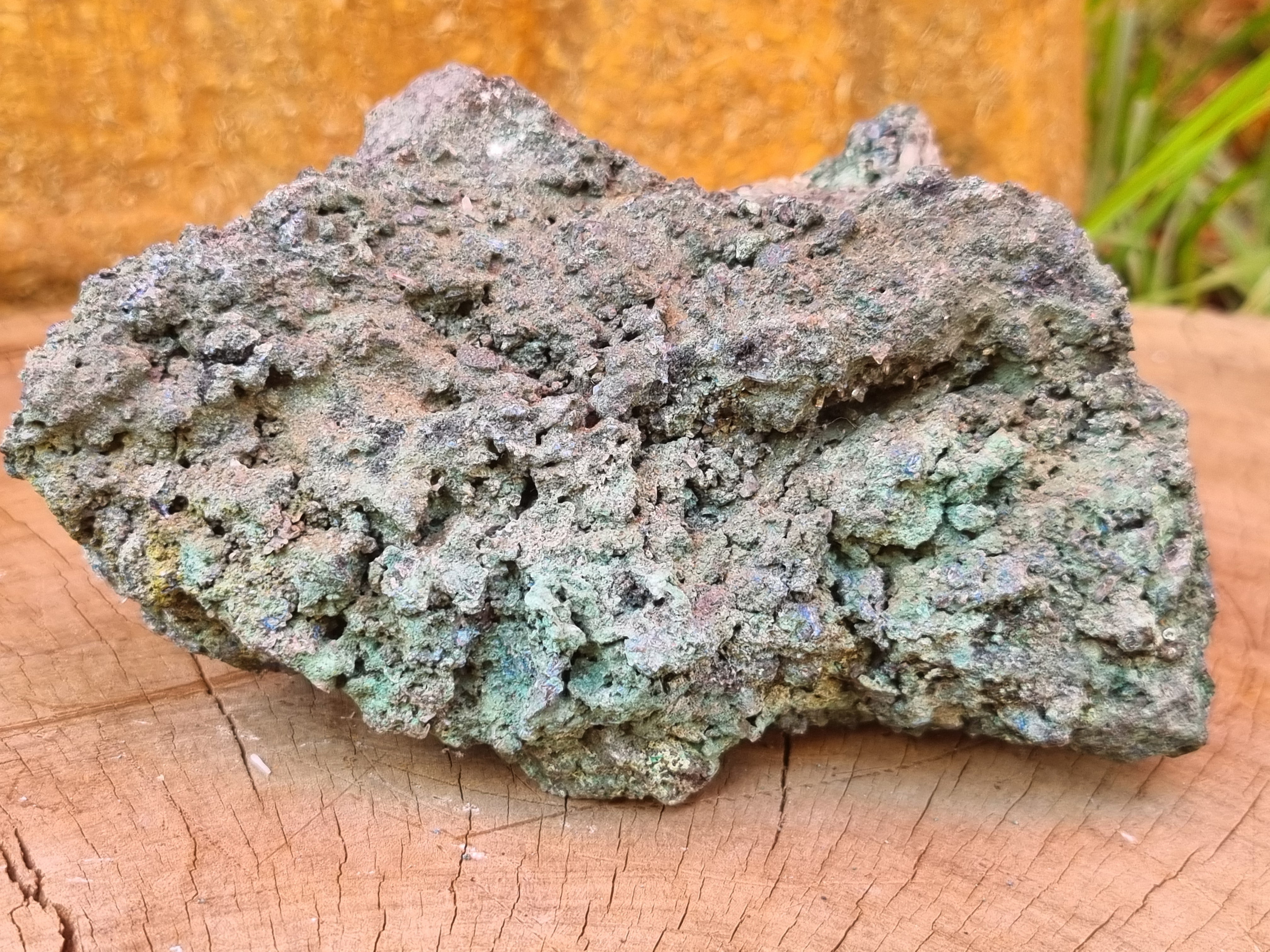 Raw Chrysacola / Malachite / Quartz Specimen 444g