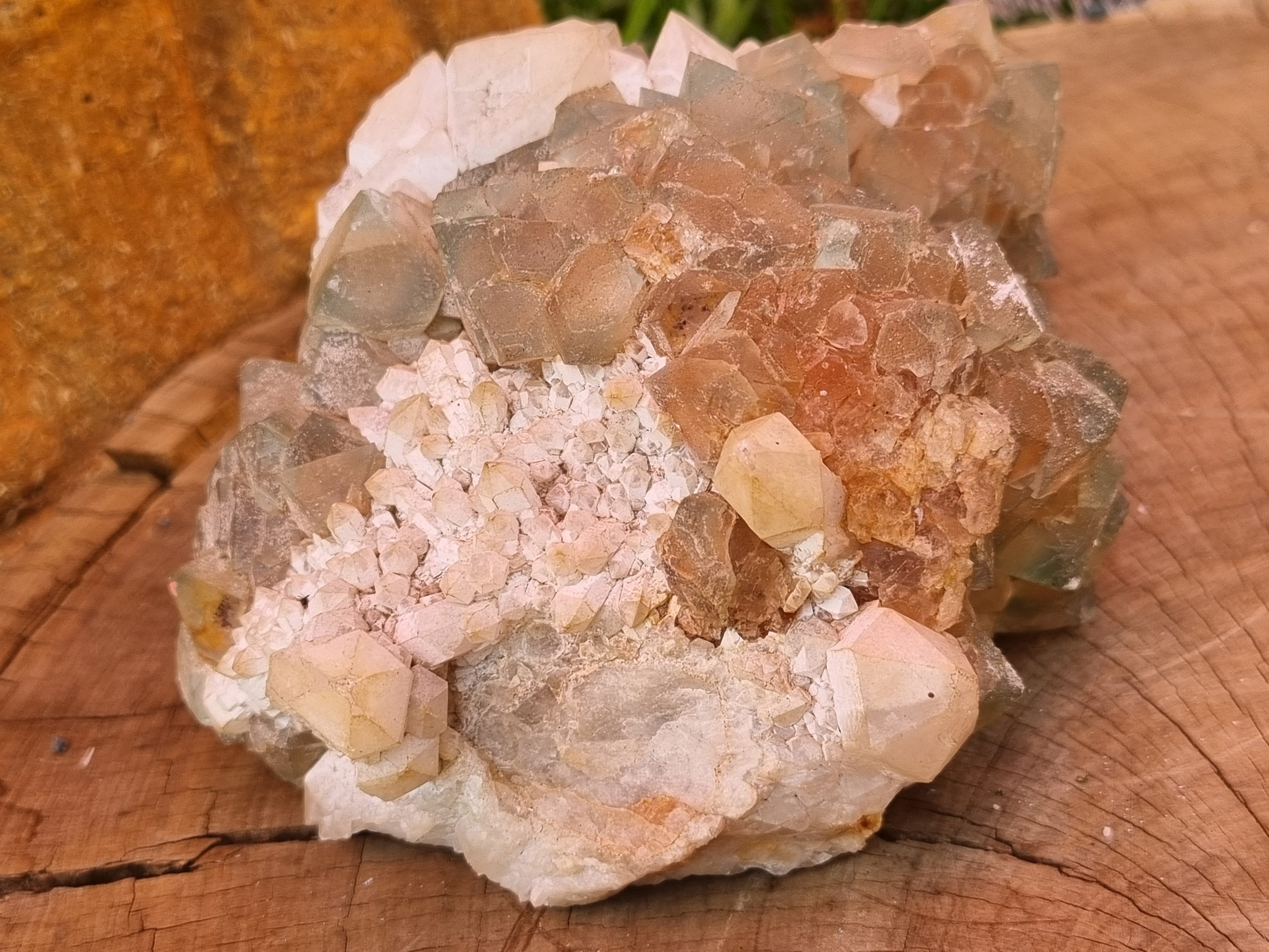 Raw Fluorite Cluster