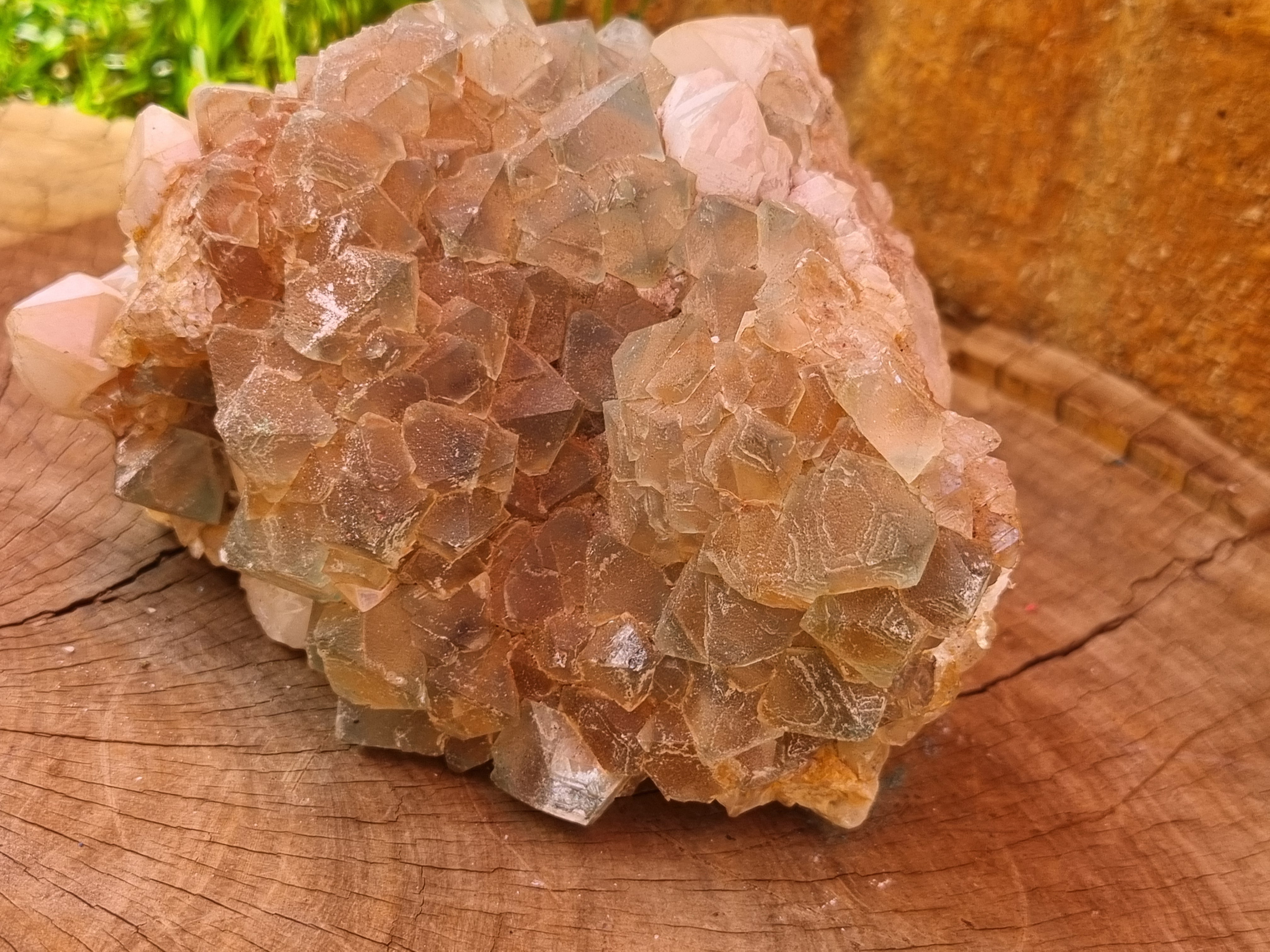 Raw Fluorite Cluster
