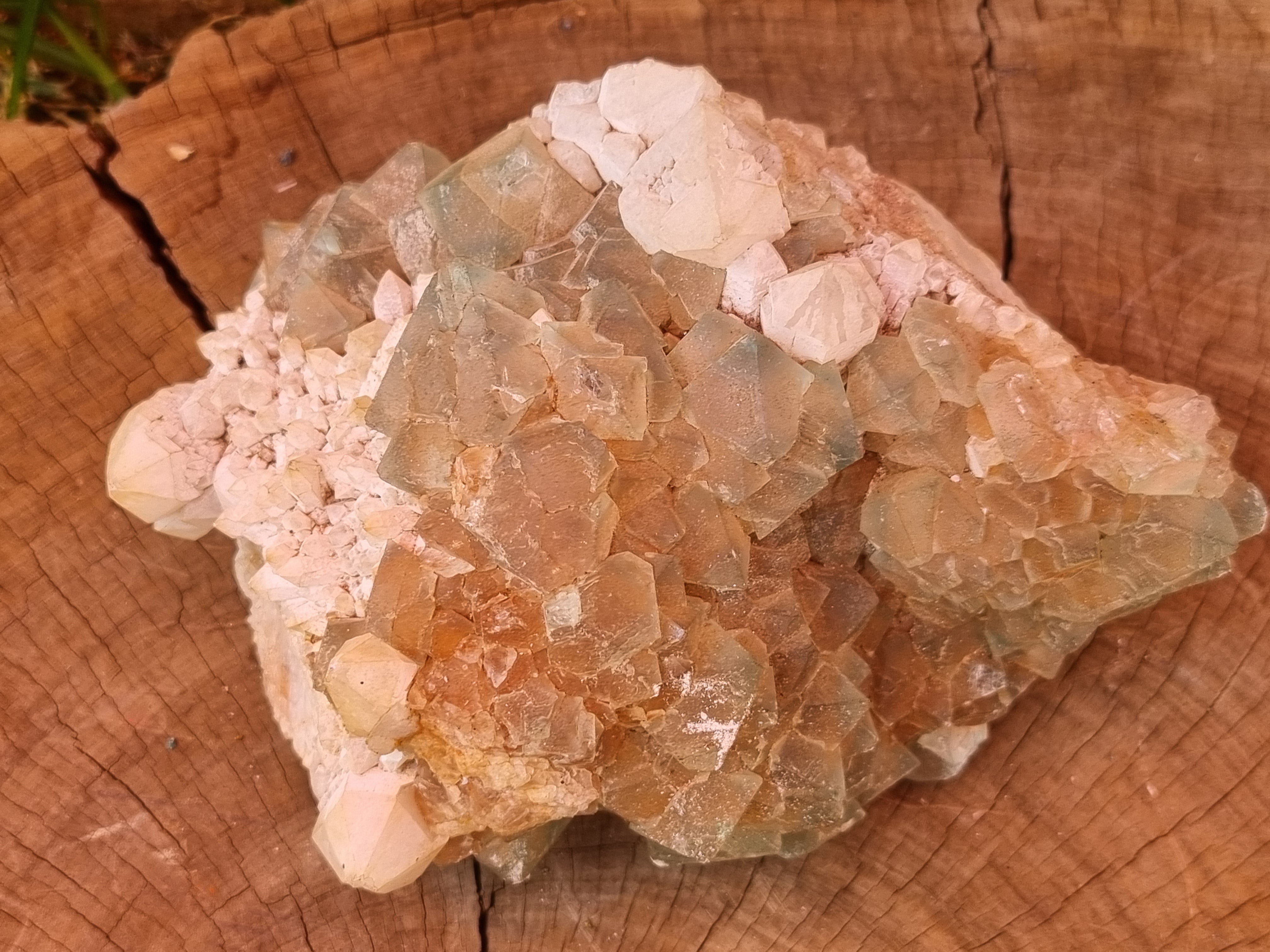 Raw Fluorite Cluster
