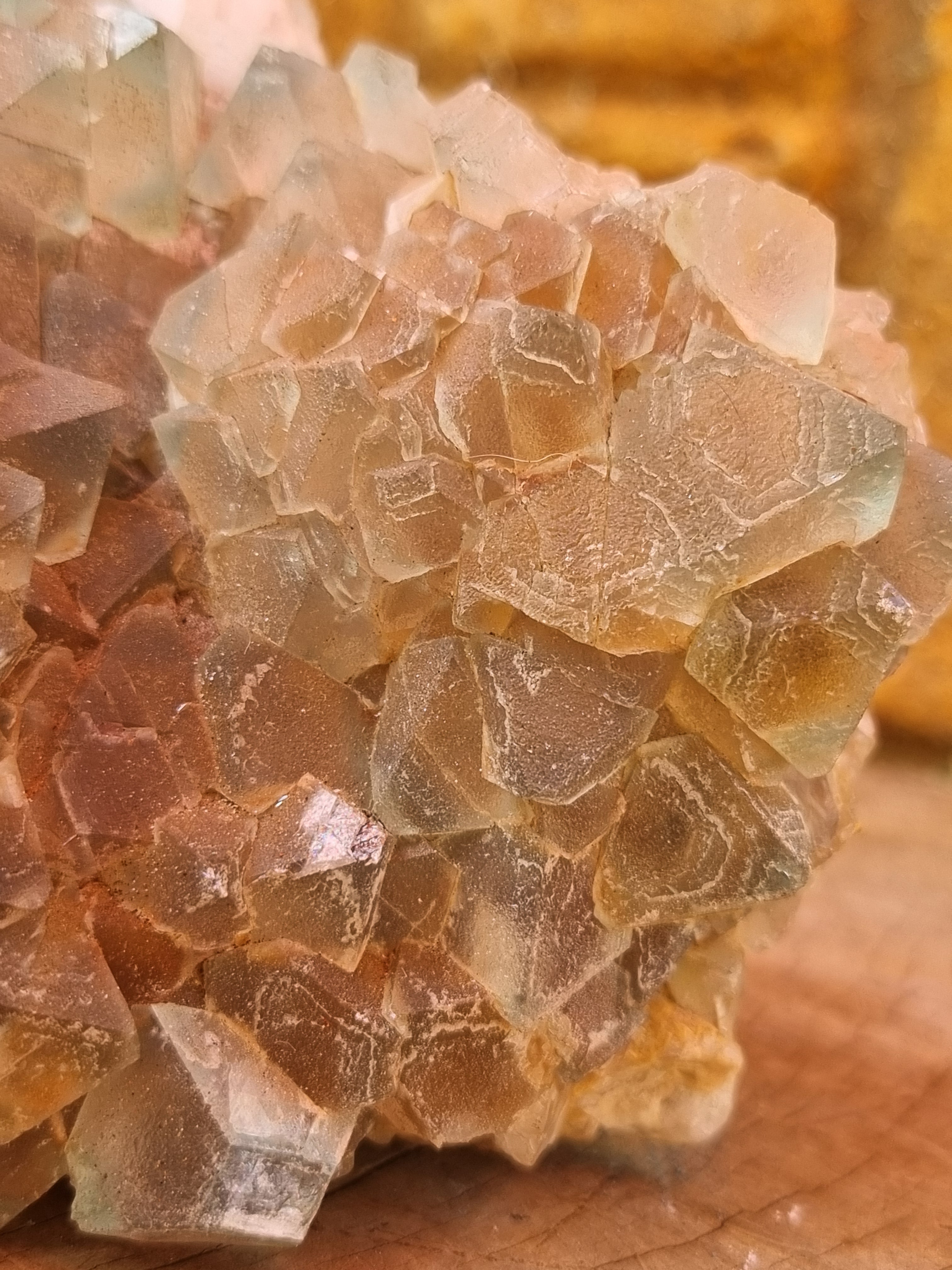 Raw Fluorite Cluster
