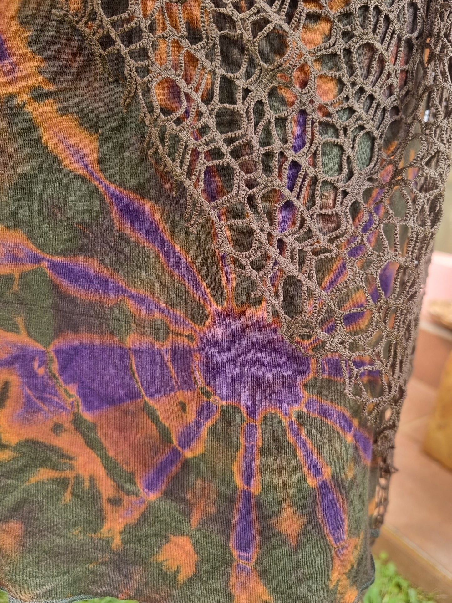 Mesh Mirage Cotton Skirt