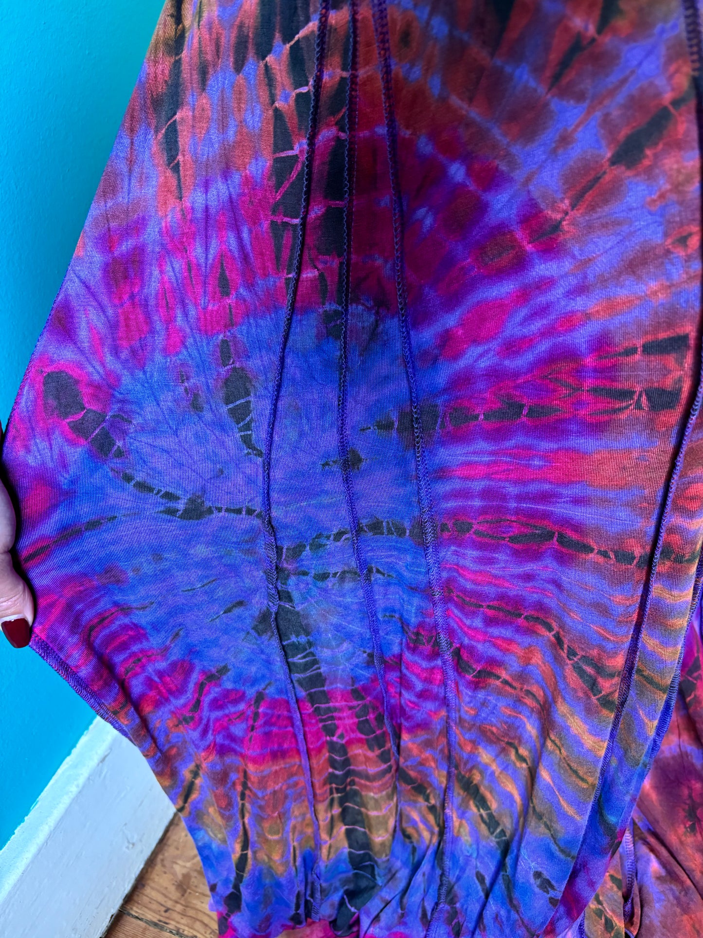 Tie-Dye Bell Bottom Pants