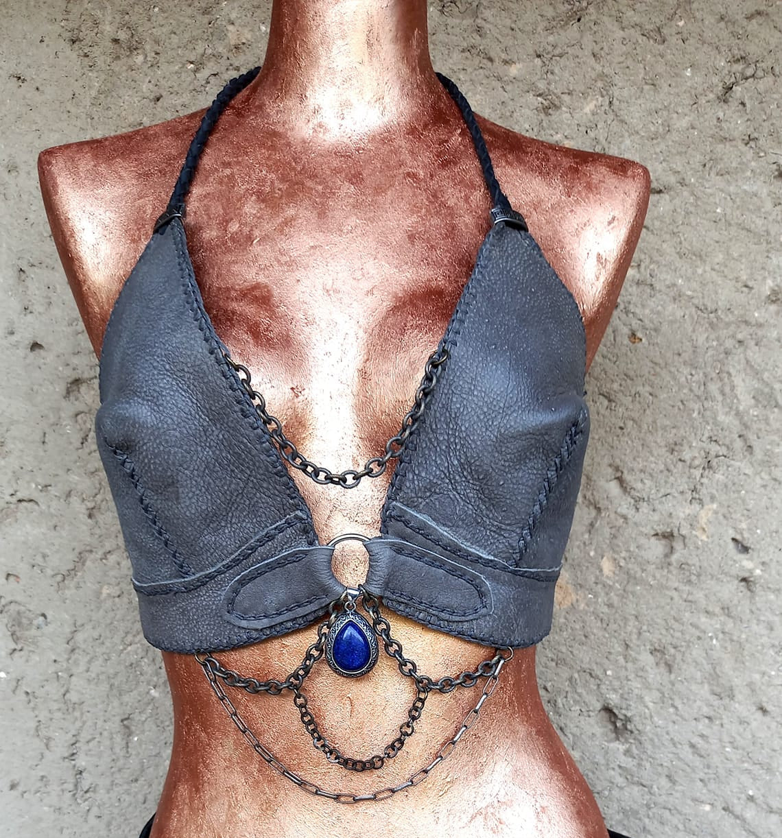 Rowan Warrior Leather Top