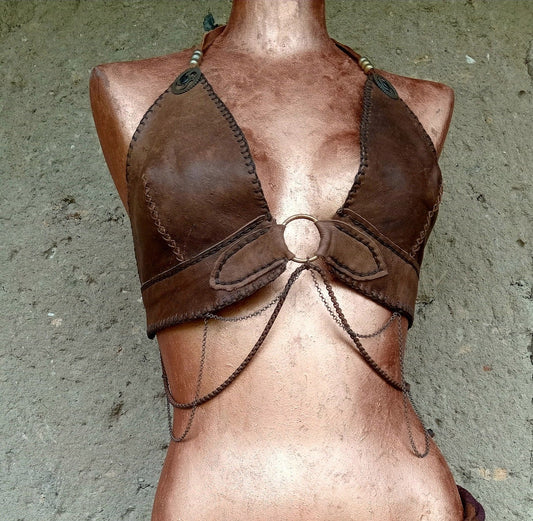 Waru Warrior Leather Top