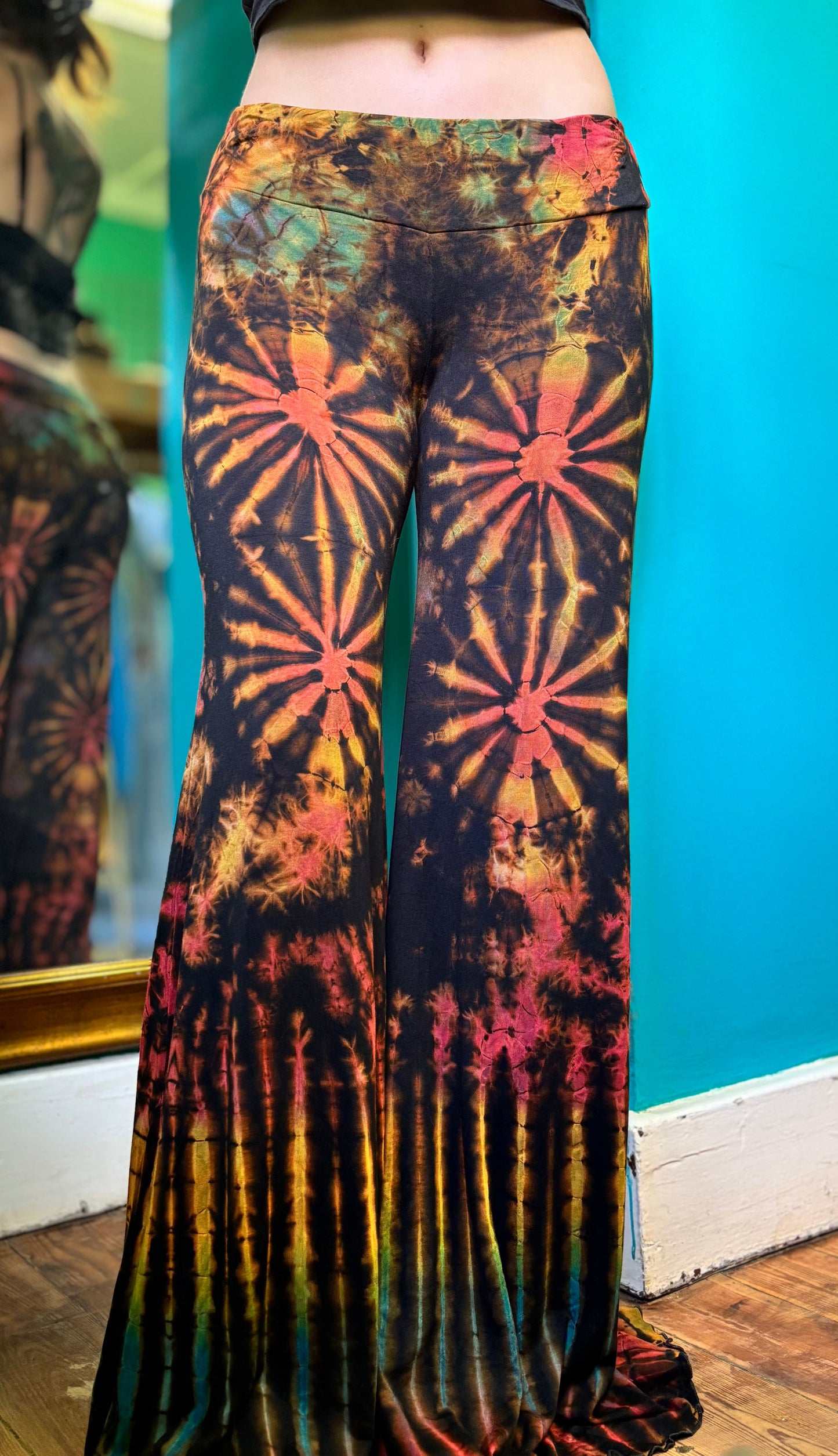 Tie-Dye Bell Bottom Pants