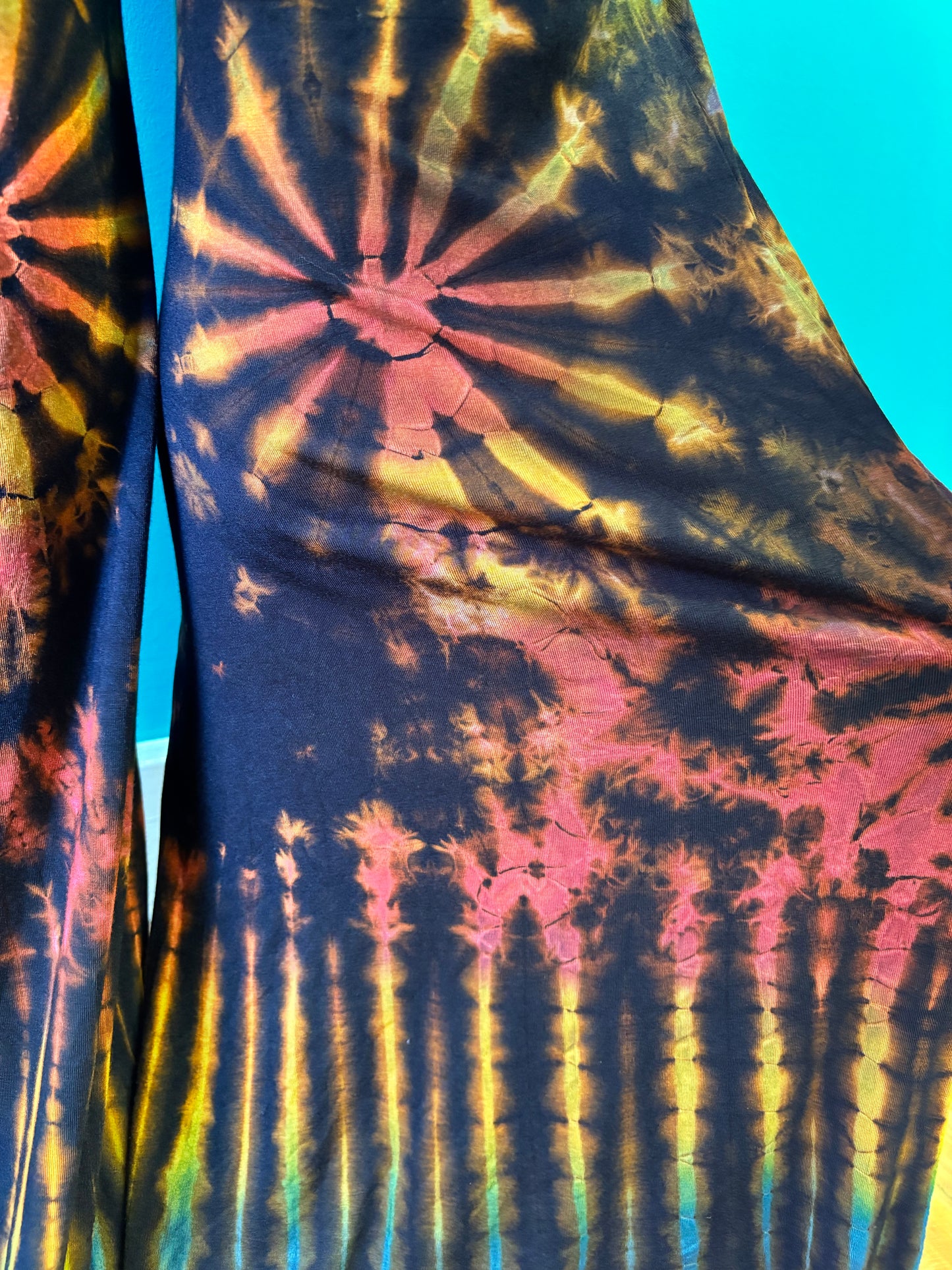Tie-Dye Bell Bottom Pants