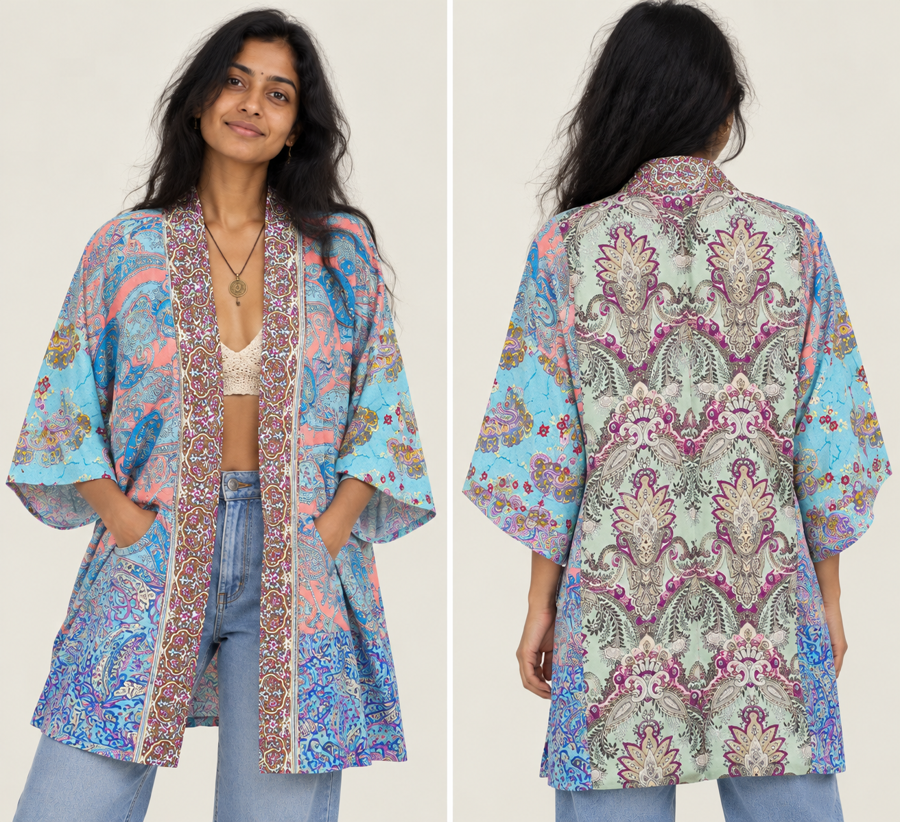 Butter-silk Kimono