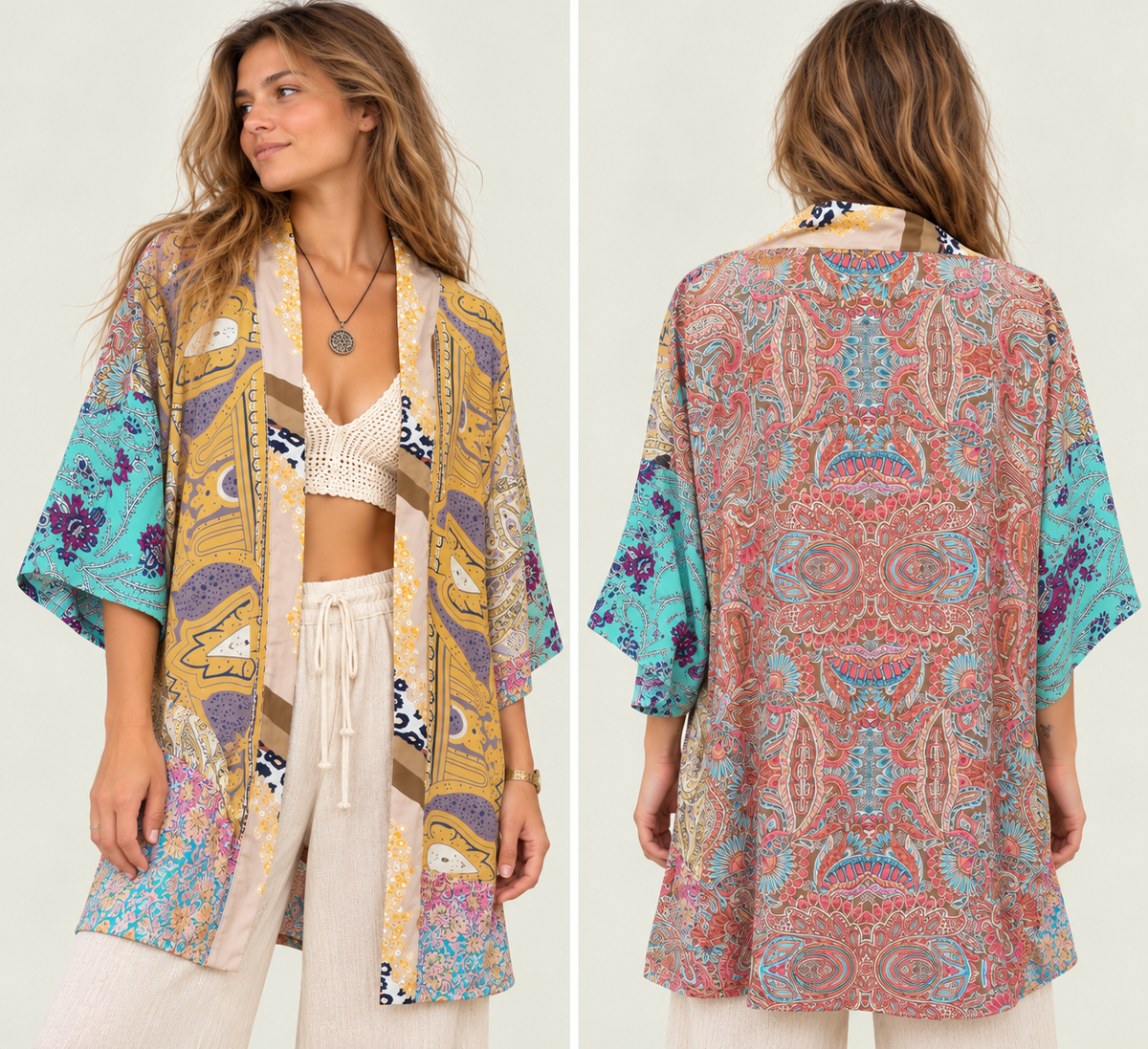 Butter-silk Kimono