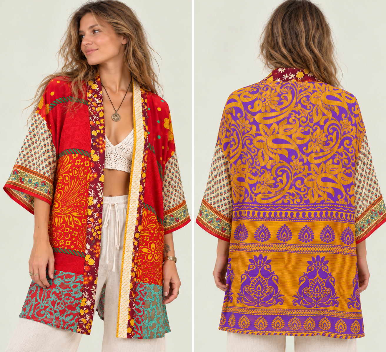 Butter-silk Kimono