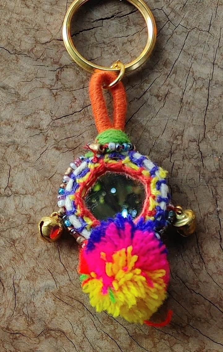 Pom Pom Key Chain