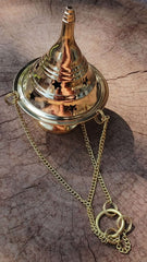 Brass Hanging Incense Holder
