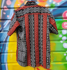 Mens Geometric Print Top- Ceremony