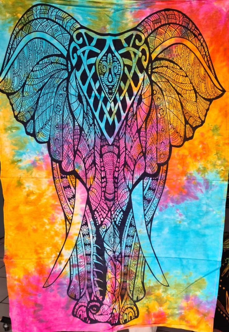 Elephant Tapestry (Poster Size)